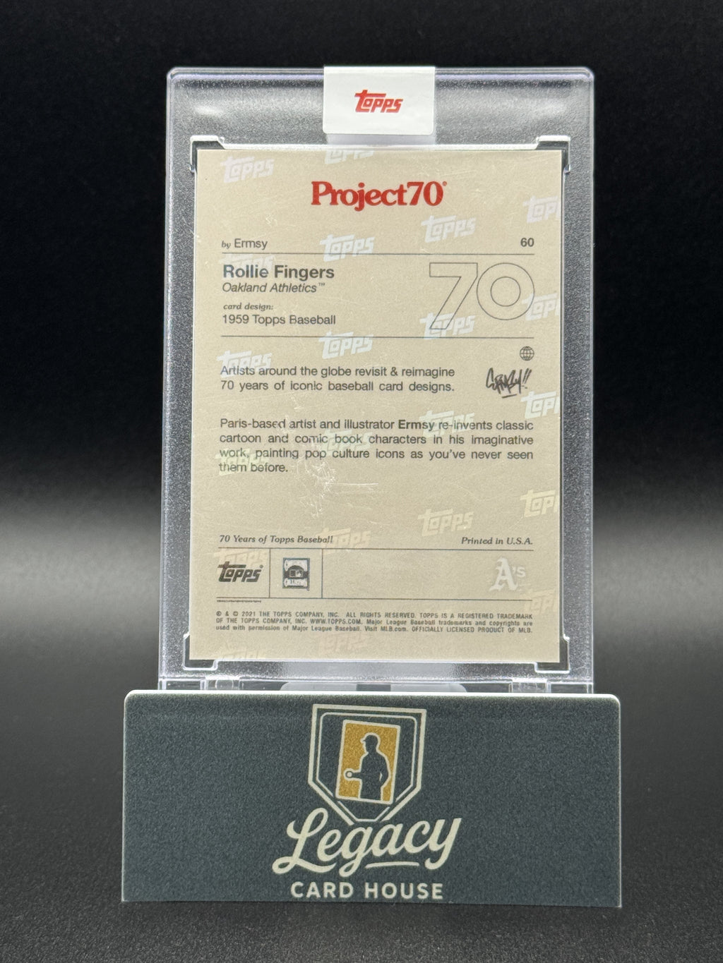 2021-22 Topps Project70 #60 Rollie Fingers
