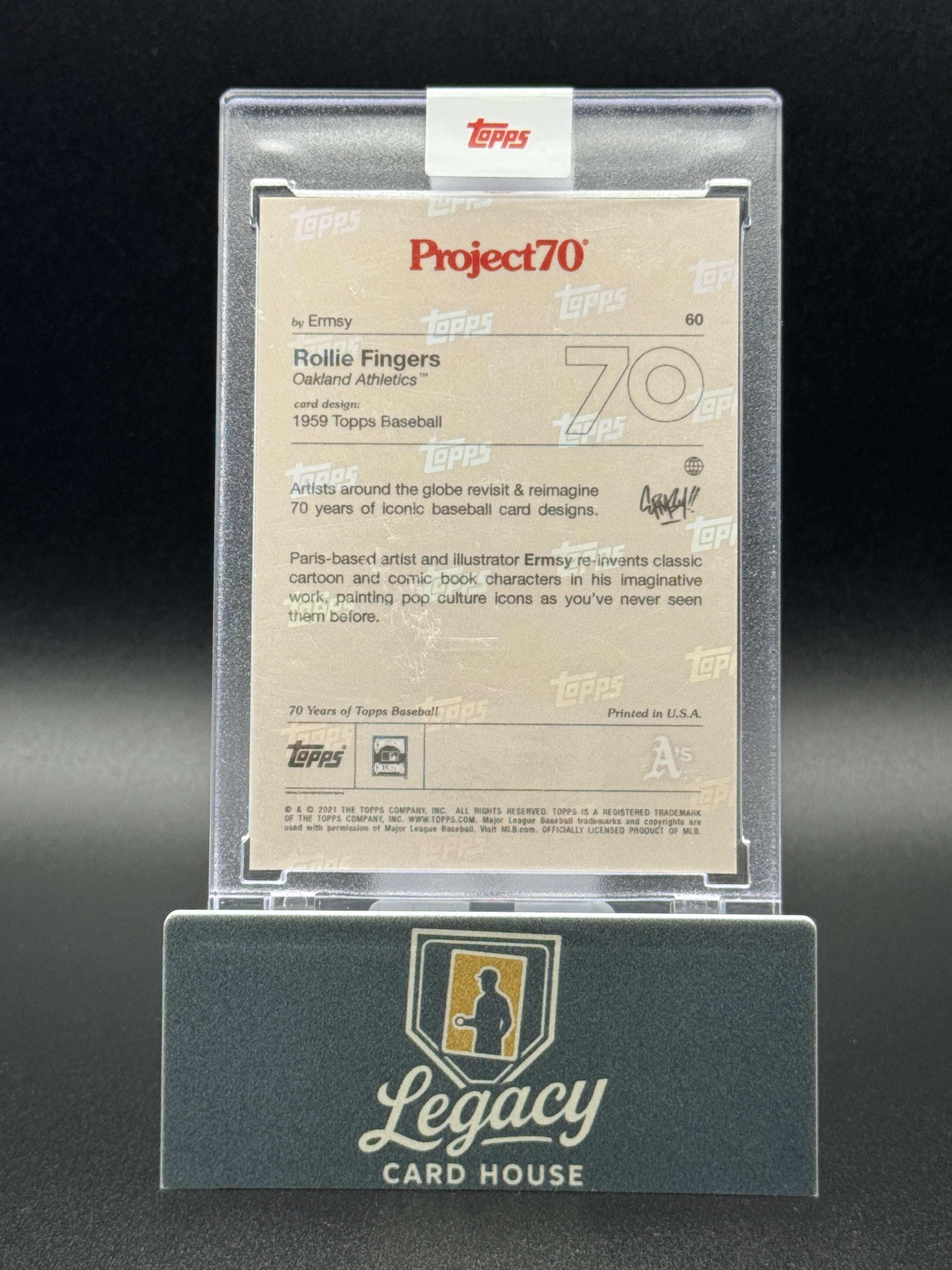 2021-22 Topps Project70 #60 Rollie Fingers