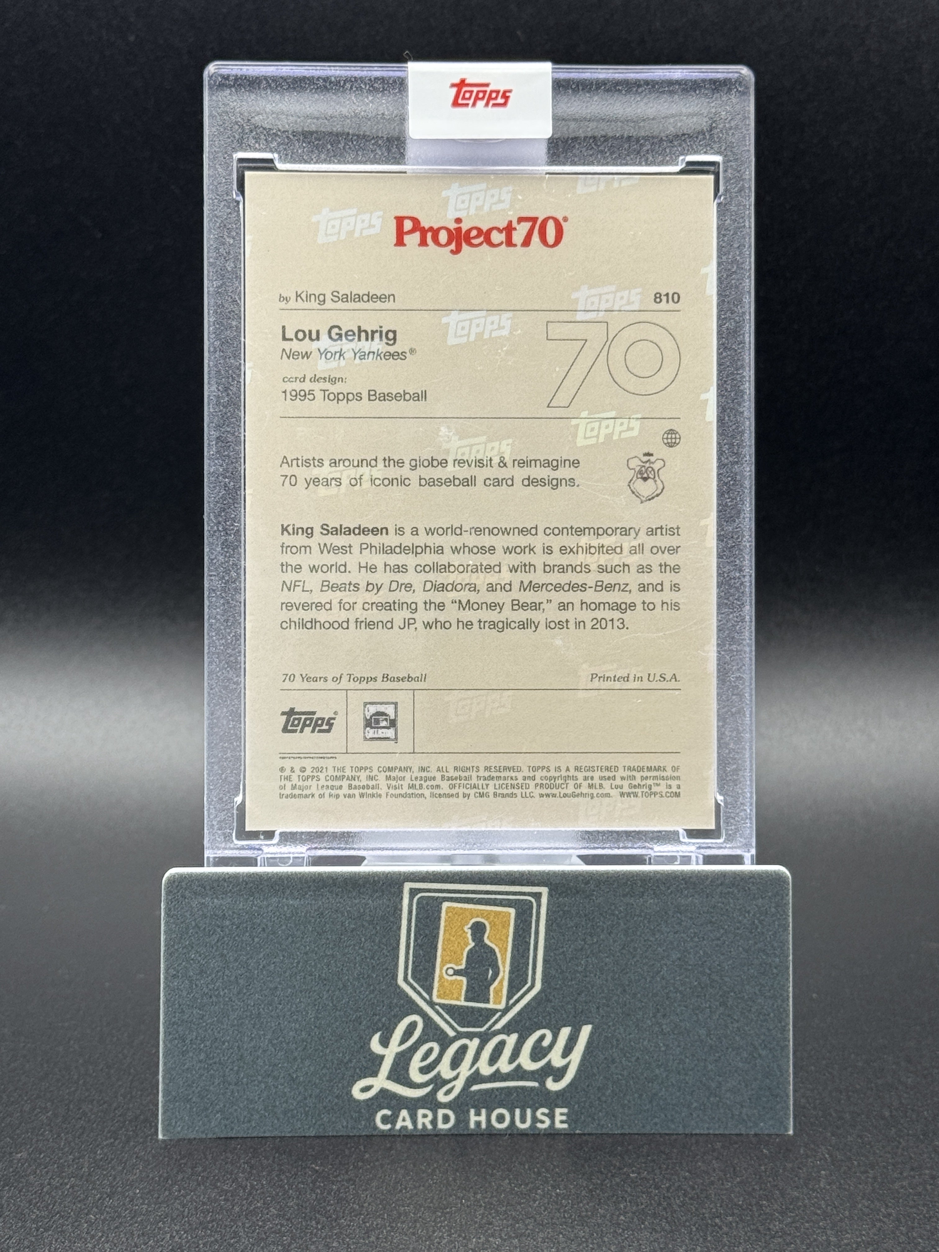 2021-22 Topps Project70 #810 Lou Gehrig