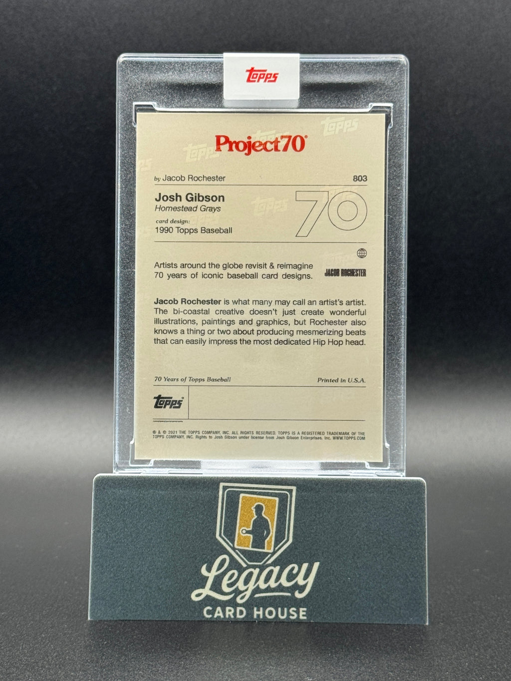 2021-22 Topps Project70 #803 Josh Gibson