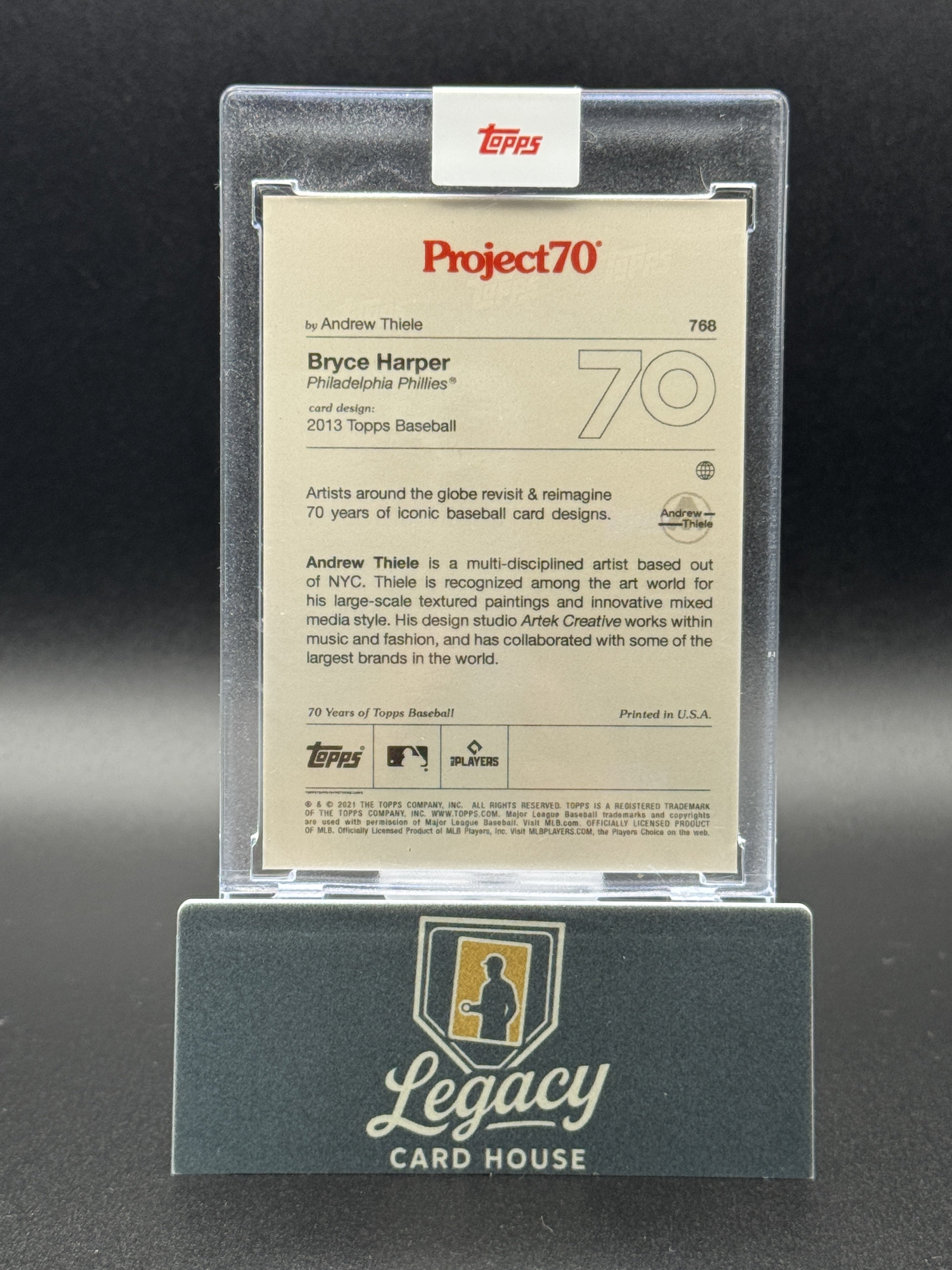 2021-22 Topps Project70 #768 Bryce Harper
