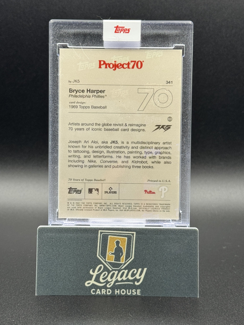 2021-22 Topps Project70 #341 Bryce Harper