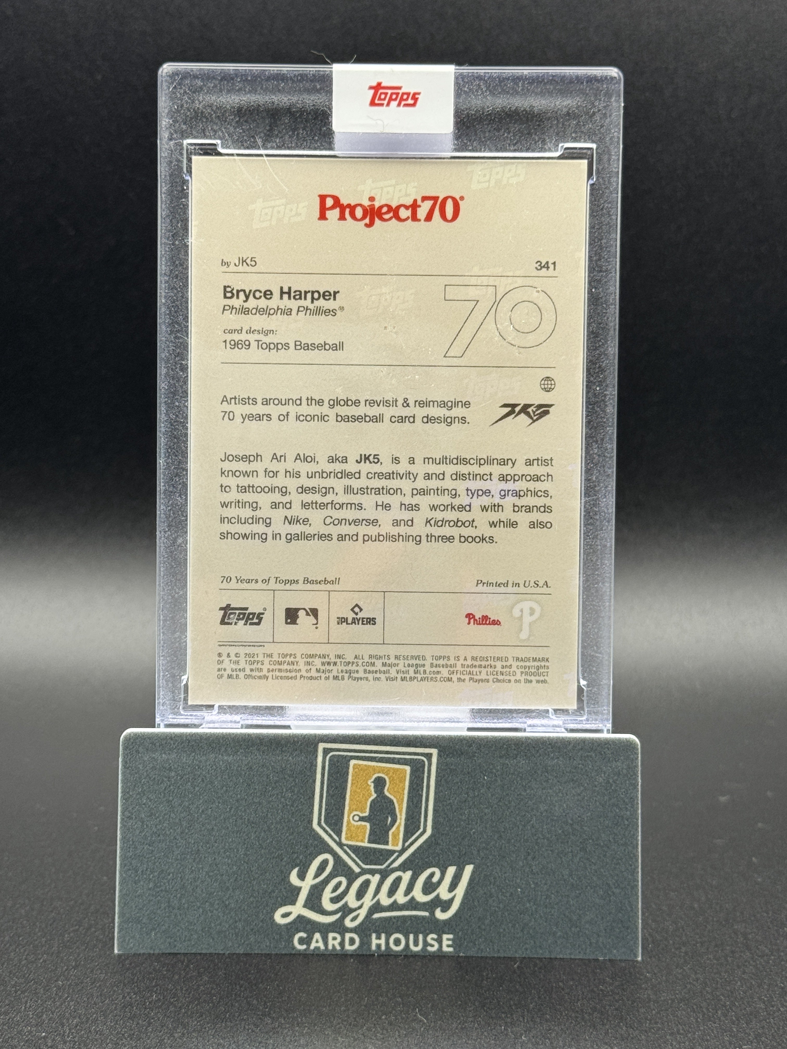 2021-22 Topps Project70 #341 Bryce Harper