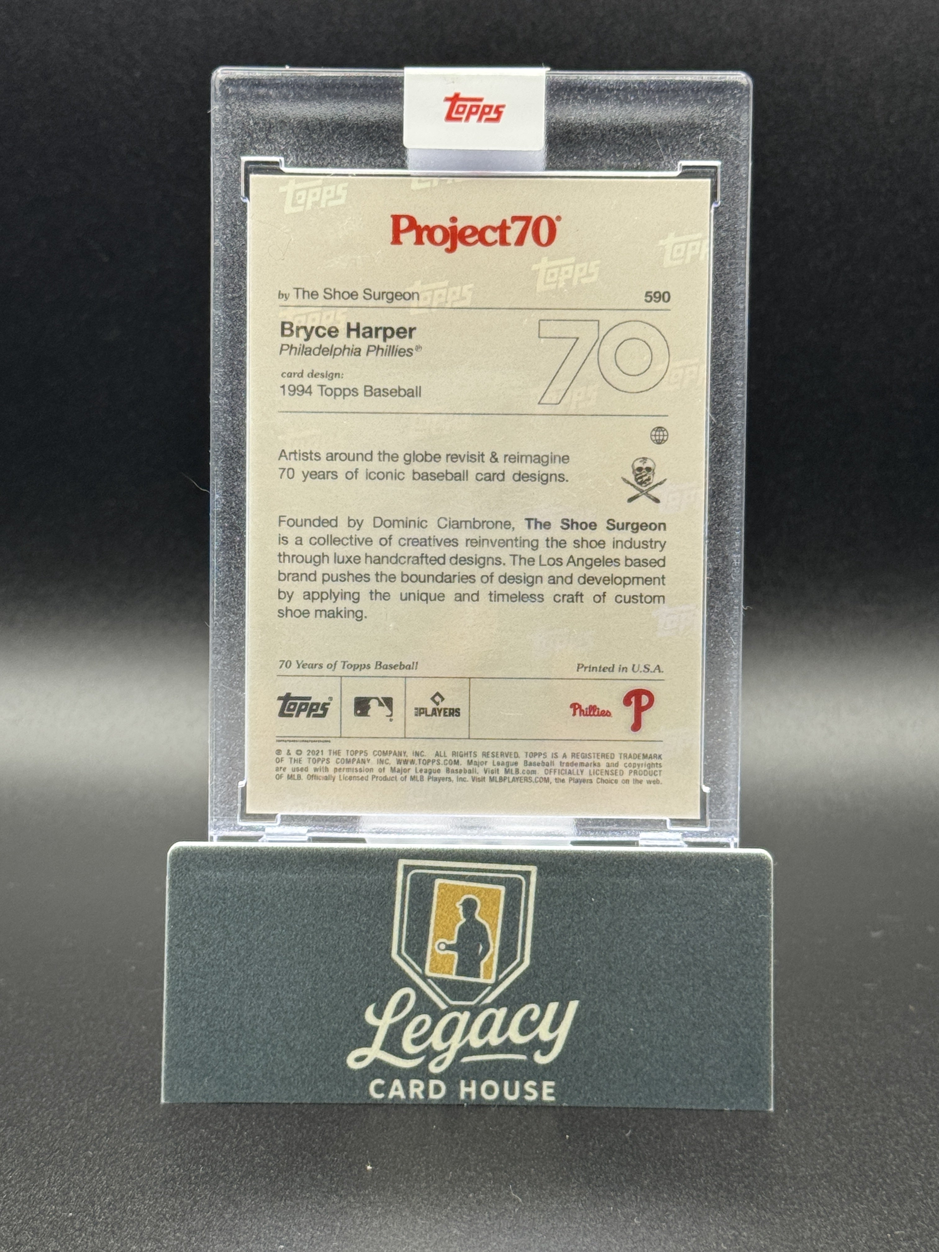 2021-22 Topps Project70 #590 Bryce Harper