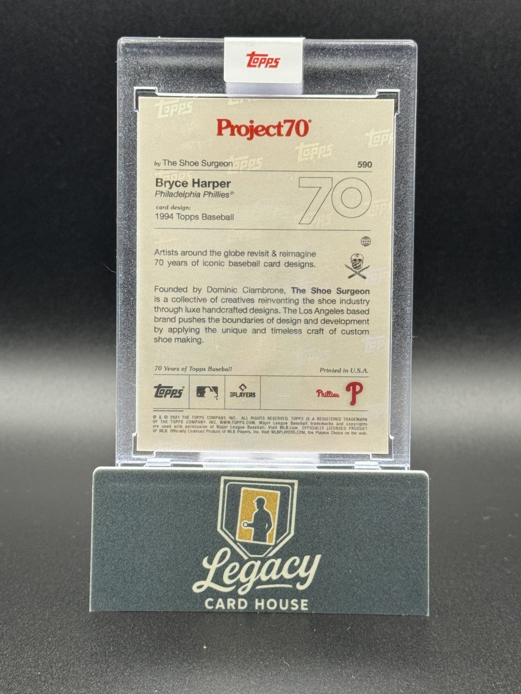 2021-22 Topps Project70 #590 Bryce Harper