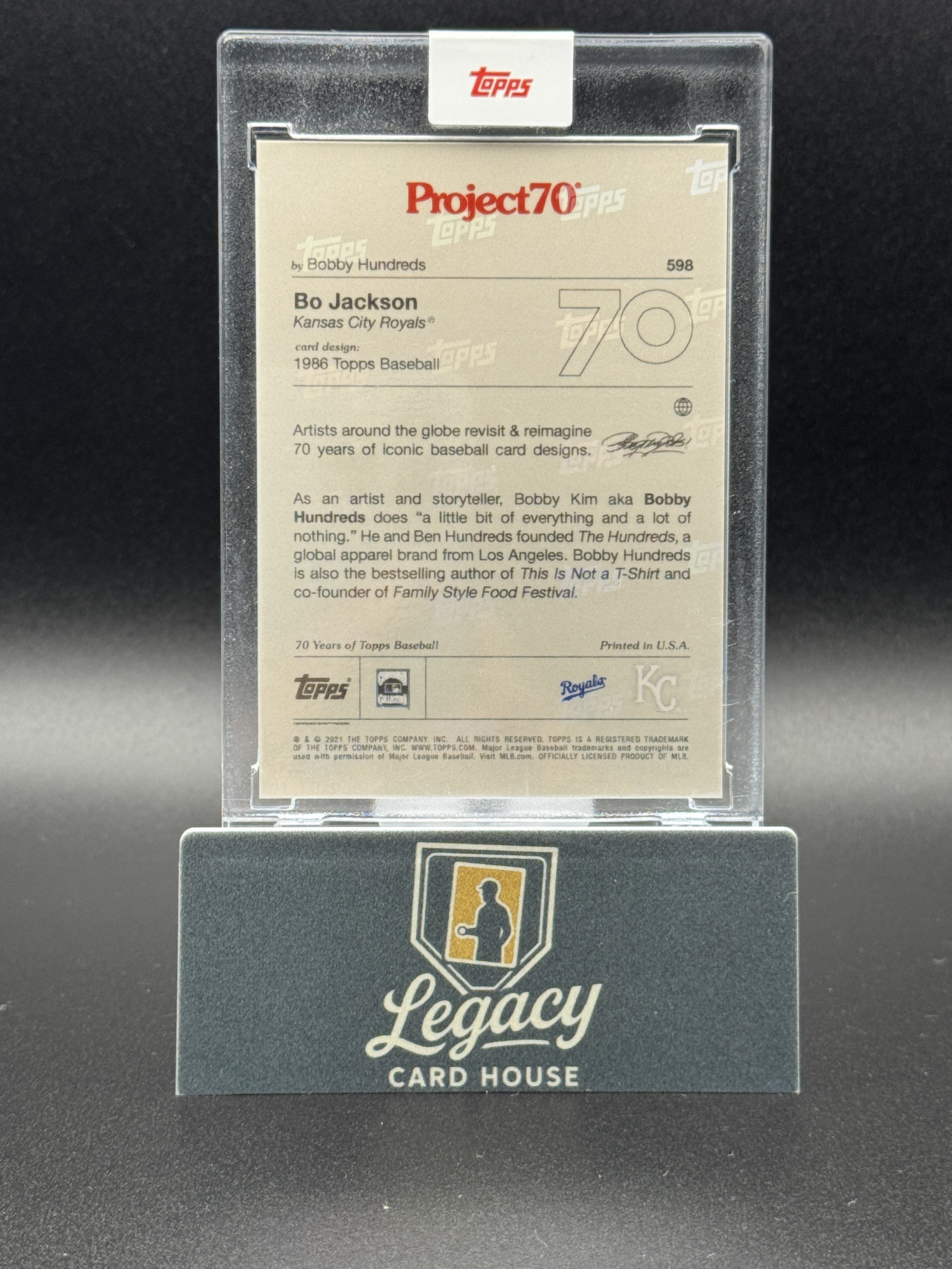2021-22 Topps Project70 #598 Bo Jackson