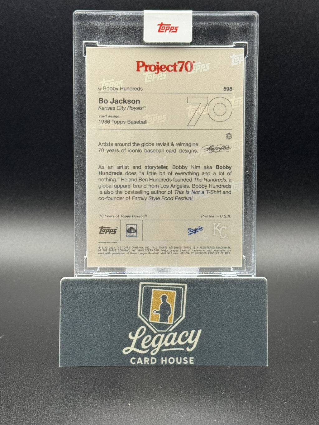 2021-22 Topps Project70 #598 Bo Jackson