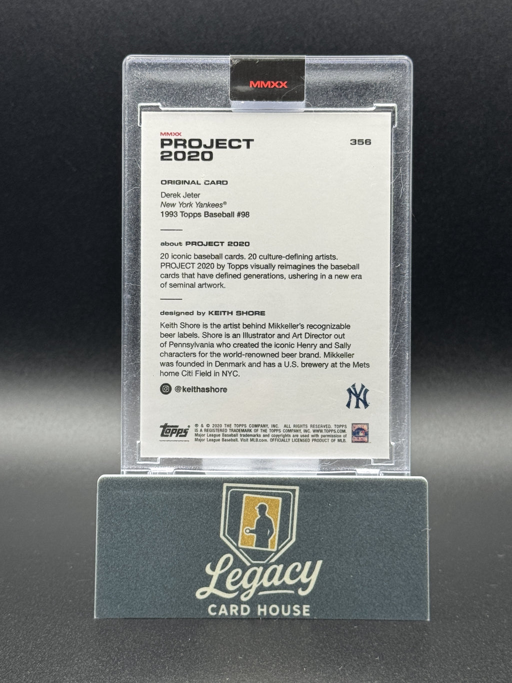 2020 Topps Project 2020 #356 Derek Jeter