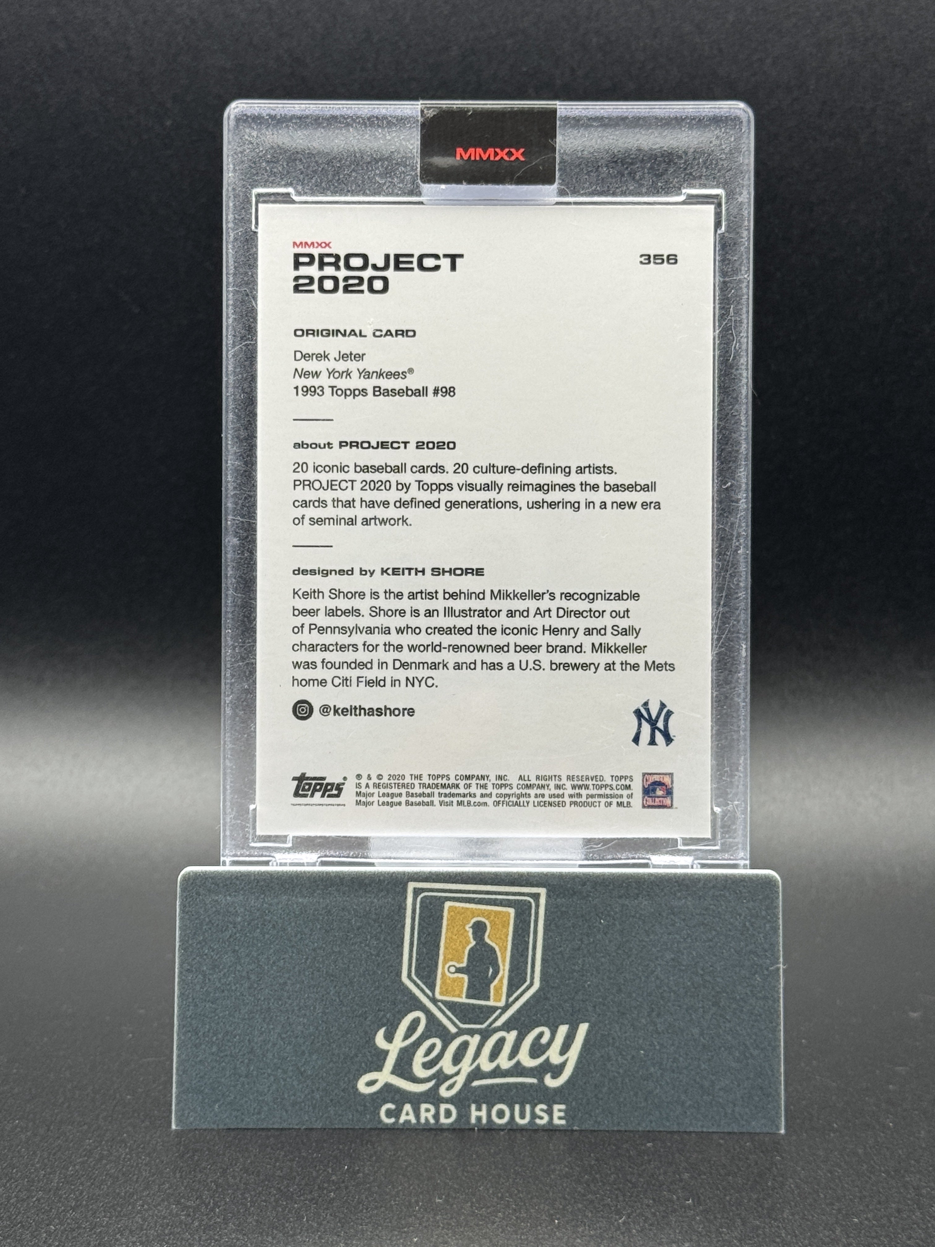 2020 Topps Project 2020 #356 Derek Jeter