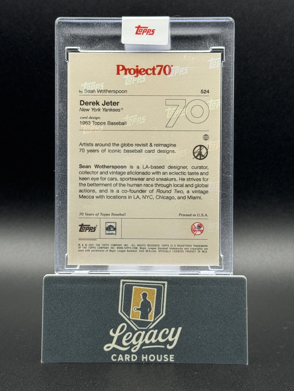 2021-22 Topps Project70 #524 Derek Jeter