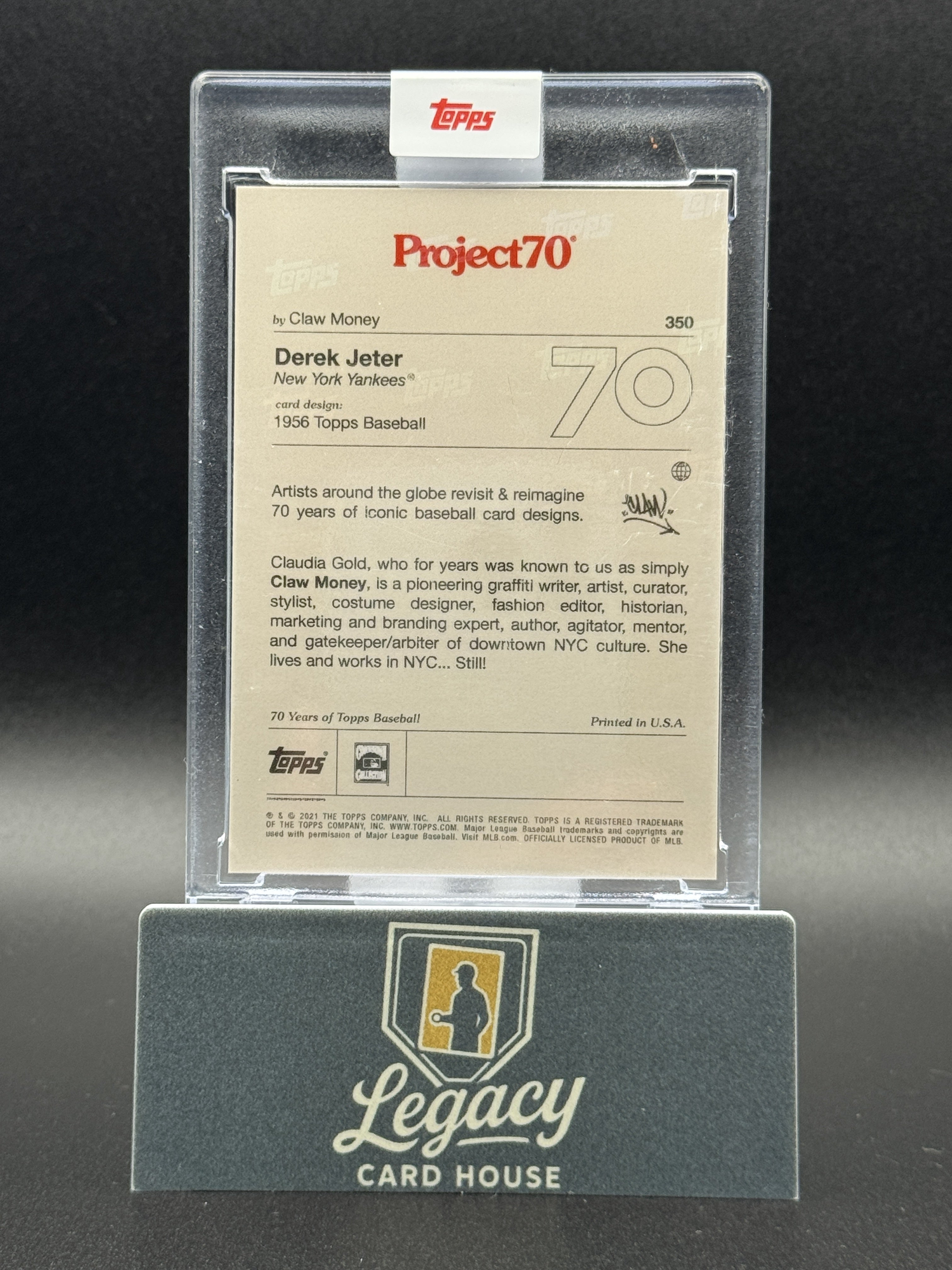 2021-22 Topps Project70 #350 Derek Jeter
