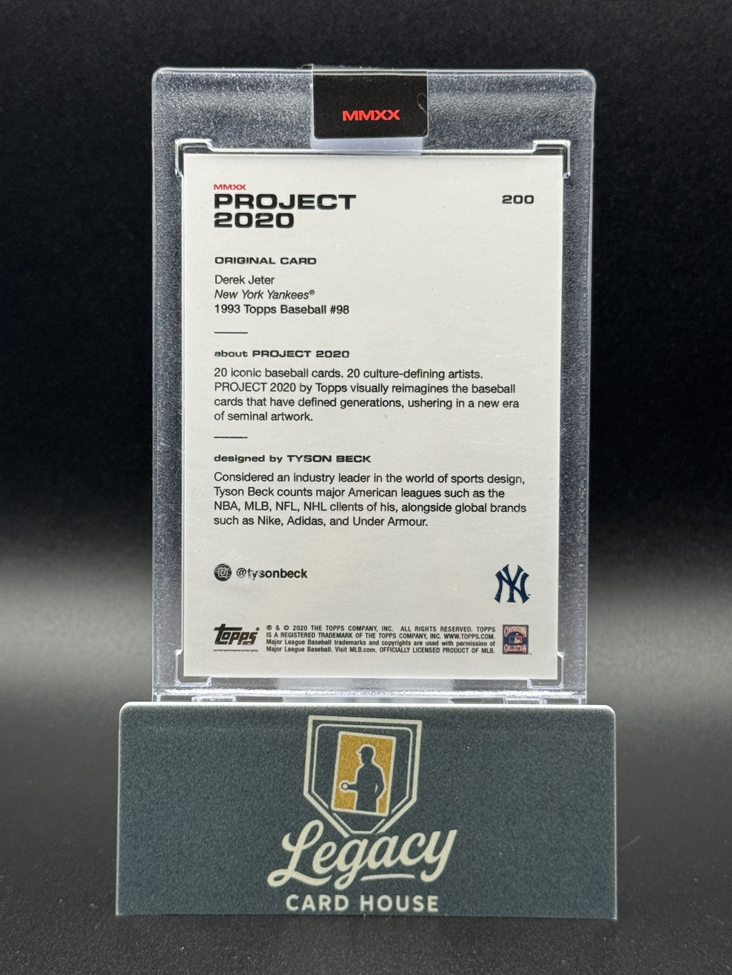 2020 Topps Project 2020 #200 Derek Jeter
