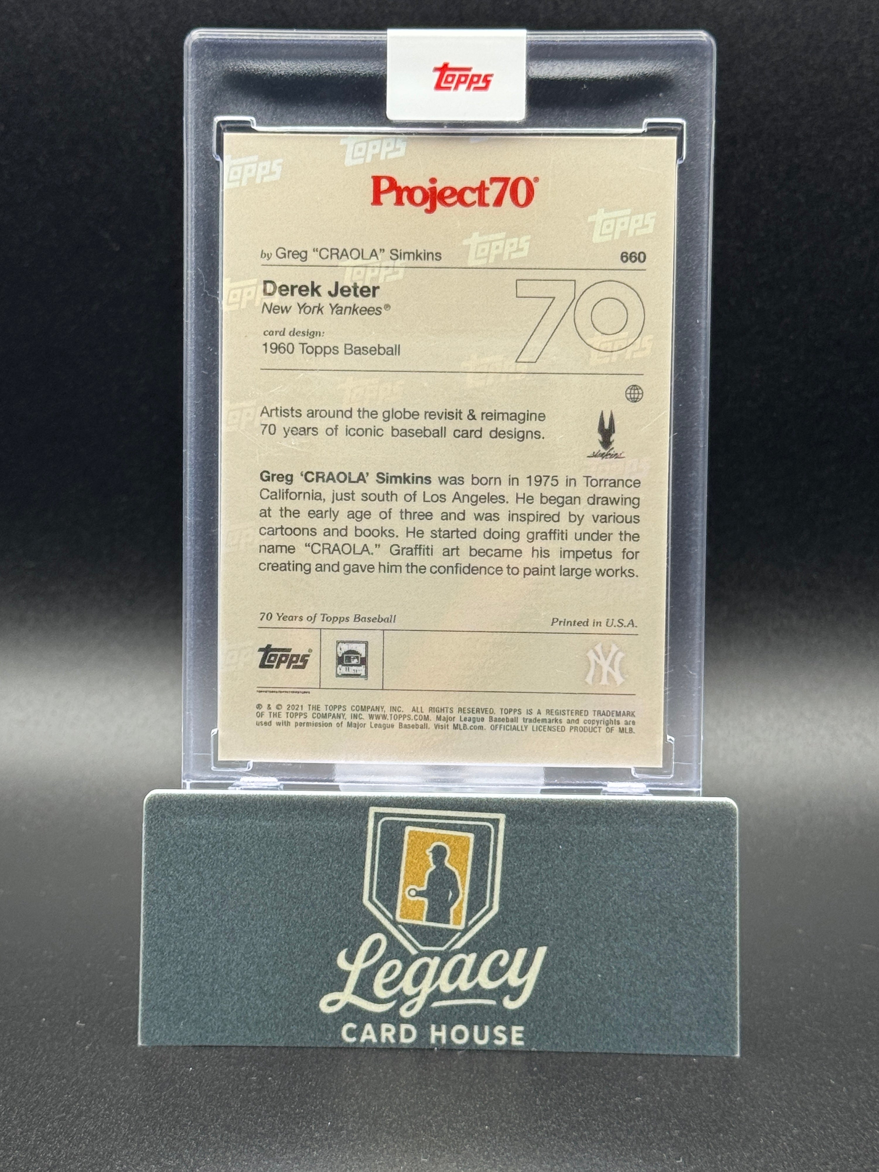 2021-22 Topps Project70 #660 Derek Jeter