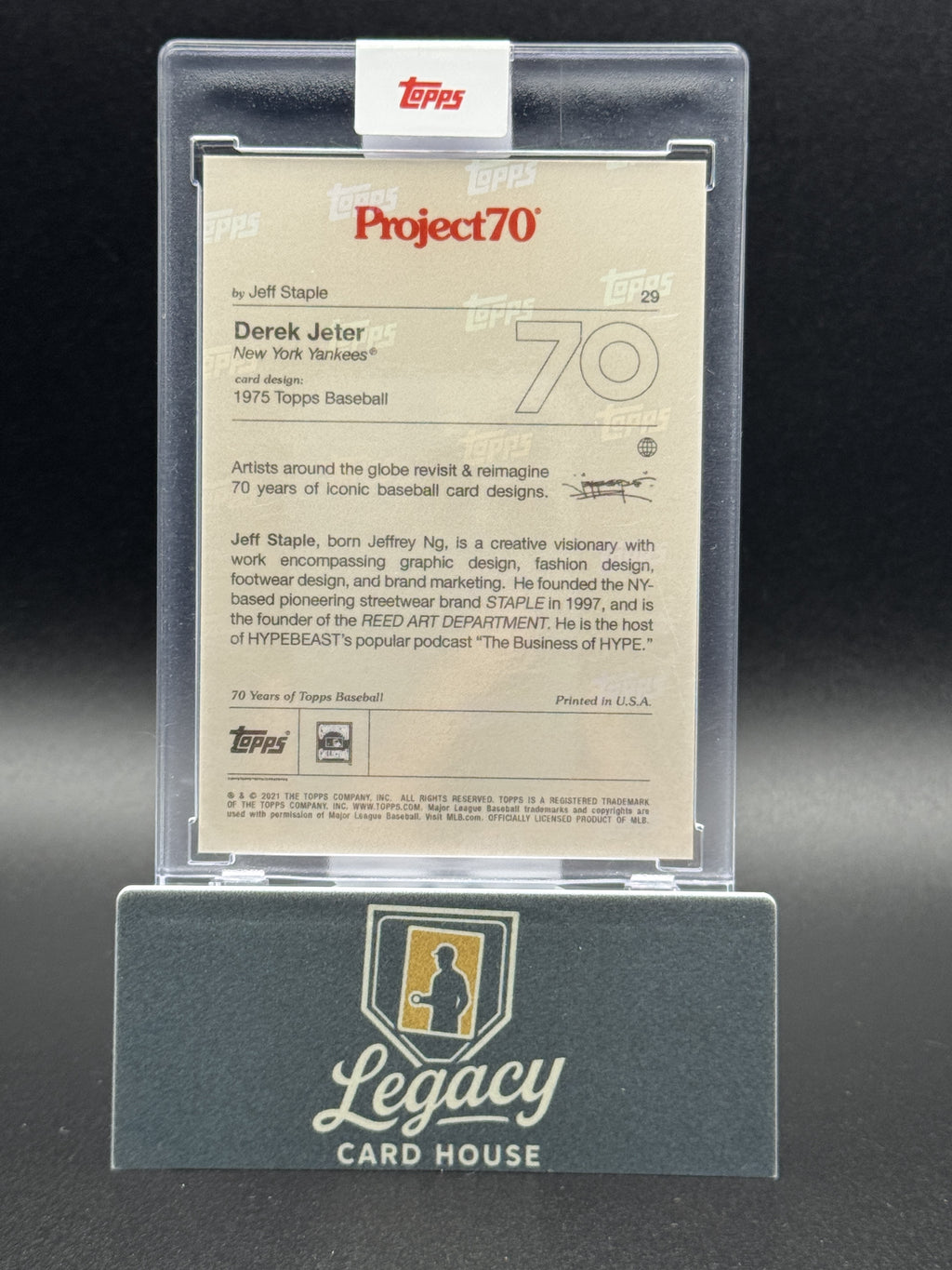 2021-22 Topps Project70 #29 Derek Jeter