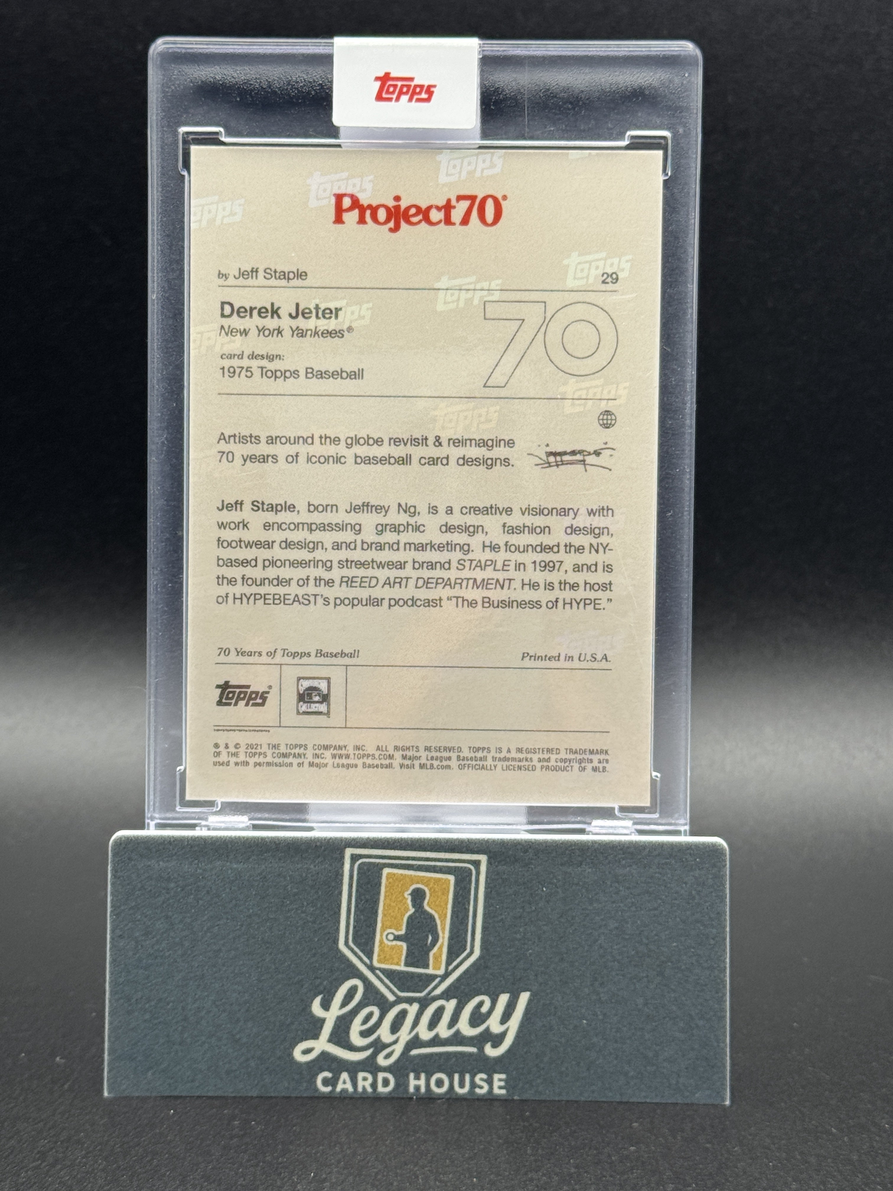 2021-22 Topps Project70 #29 Derek Jeter