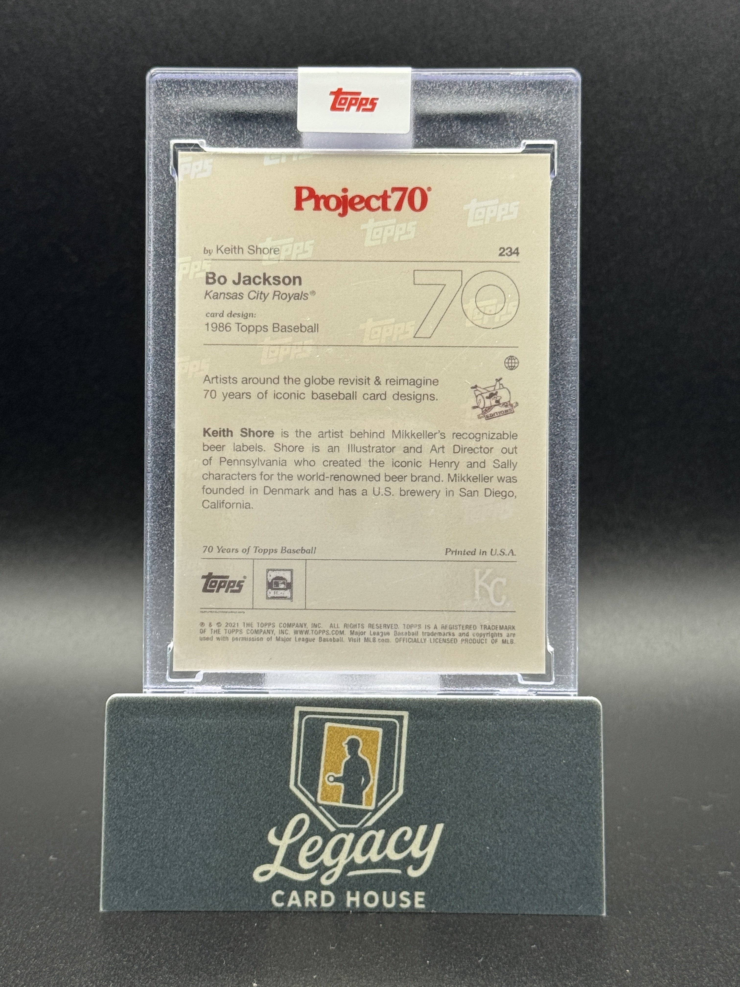 2021-22 Topps Project70 #234 Bo Jackson