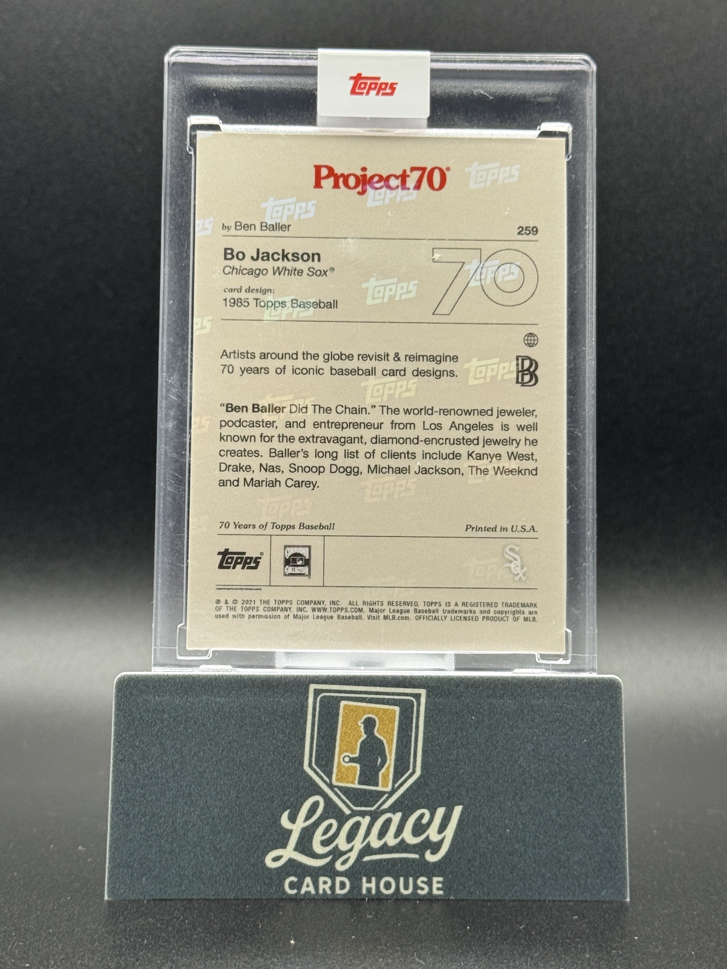 2021-22 Topps Project70 #259 Bo Jackson