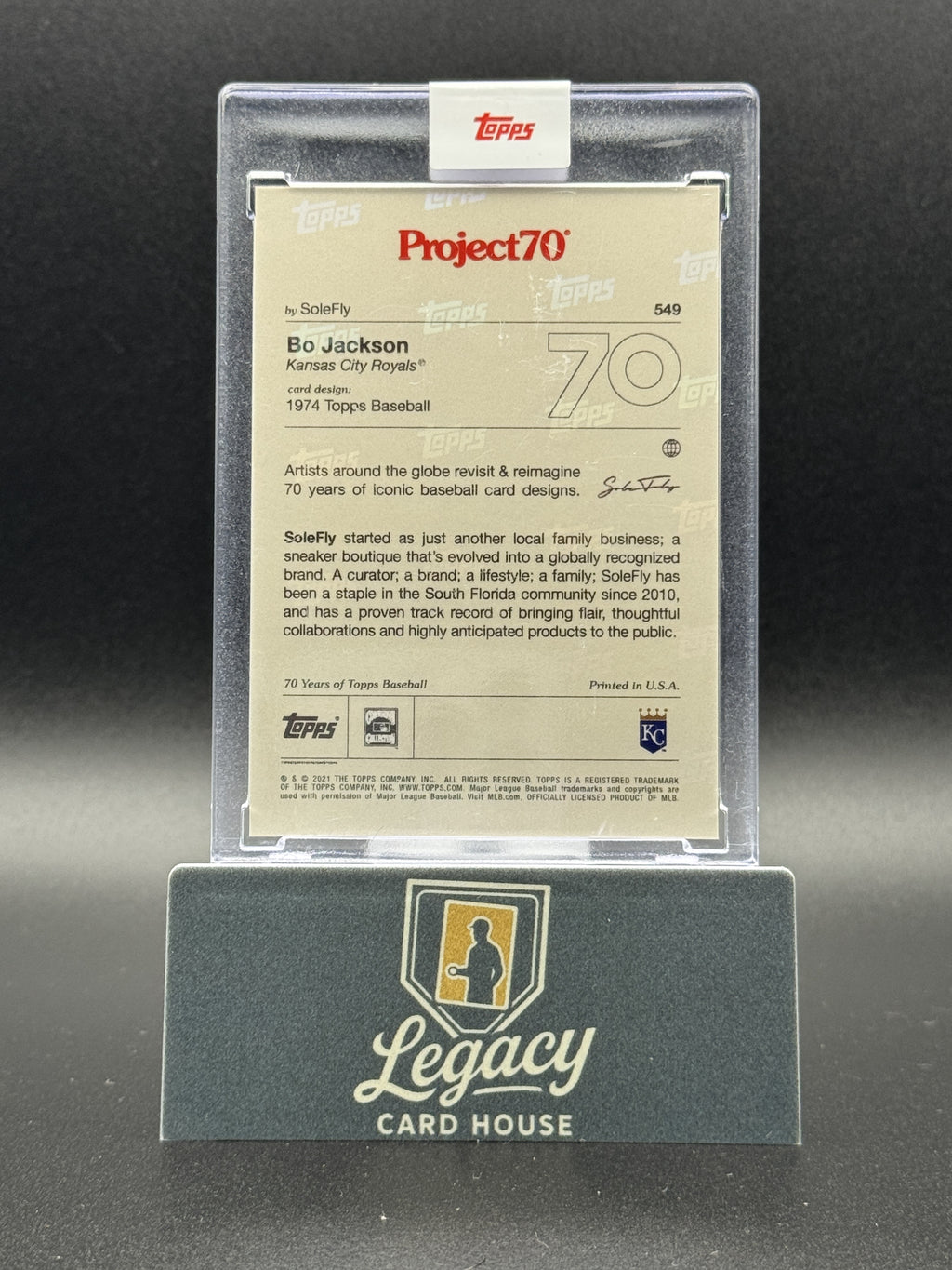2021-22 Topps Project70 #549 Bo Jackson