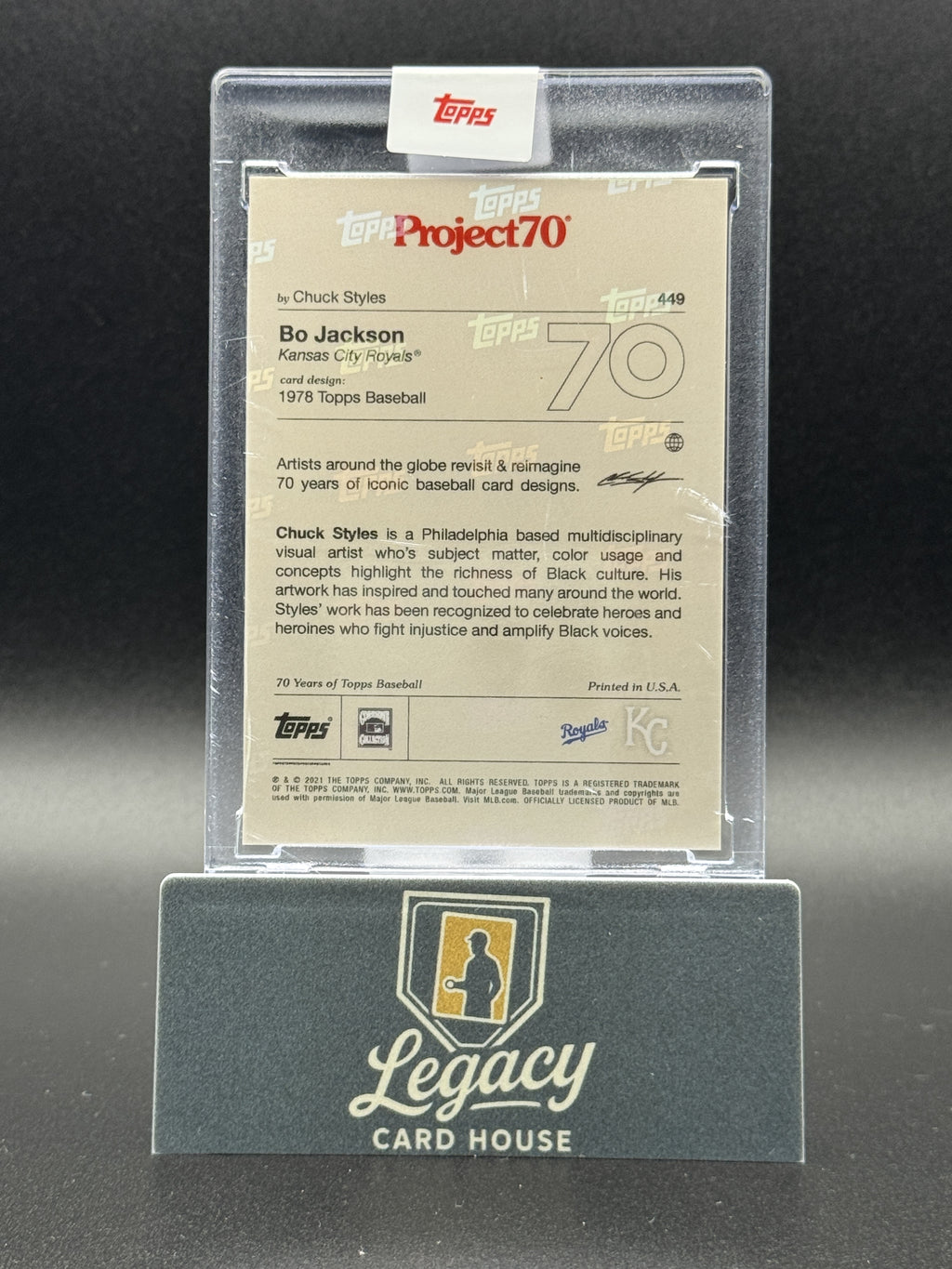 2021-22 Topps Project70 #449 Bo Jackson