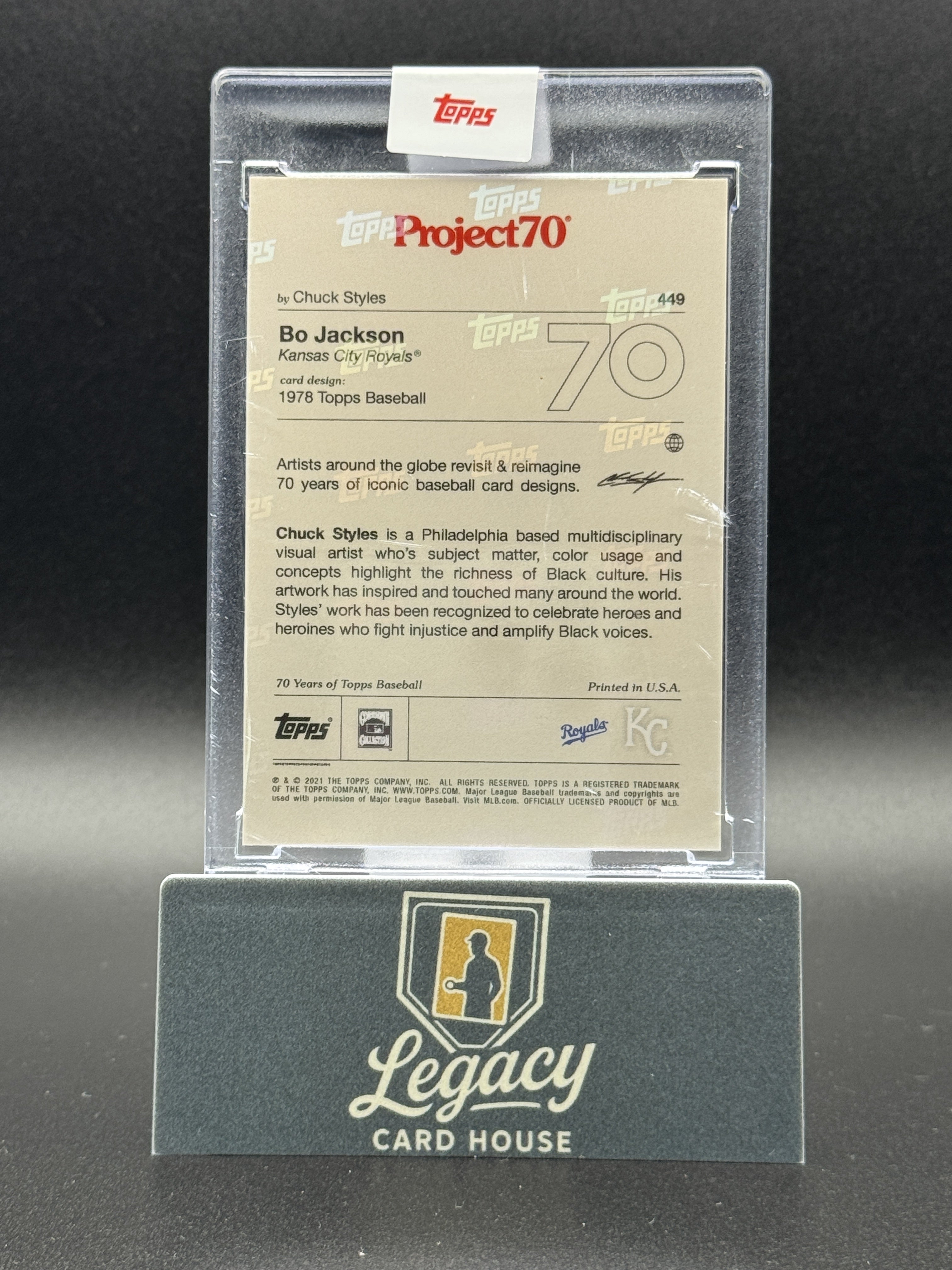 2021-22 Topps Project70 #449 Bo Jackson