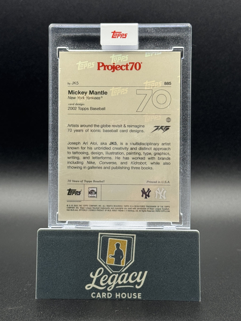 2021-22 Topps Project70 #885 Mickey Mantle