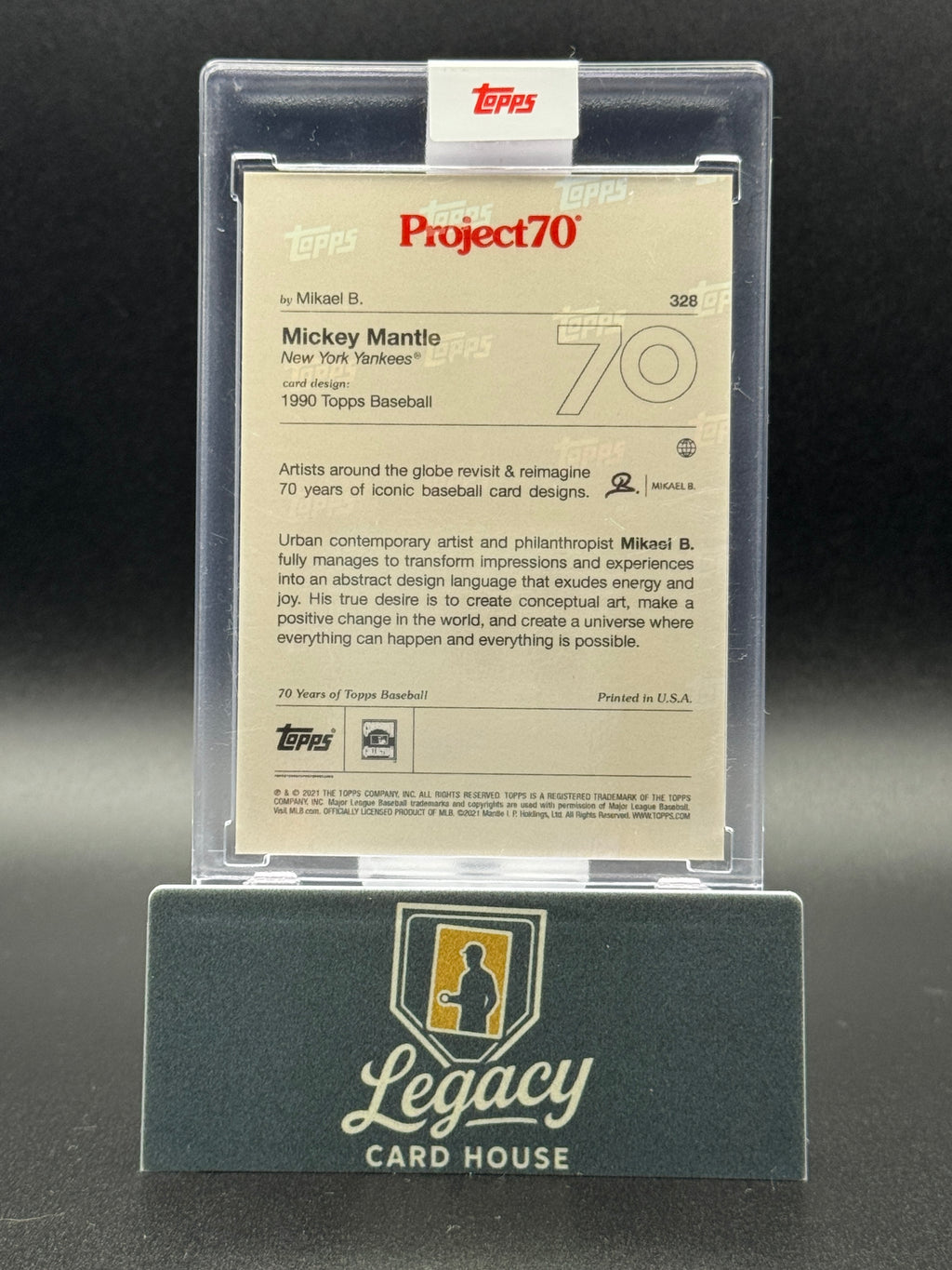2021-22 Topps Project70 #328 Mickey Mantle