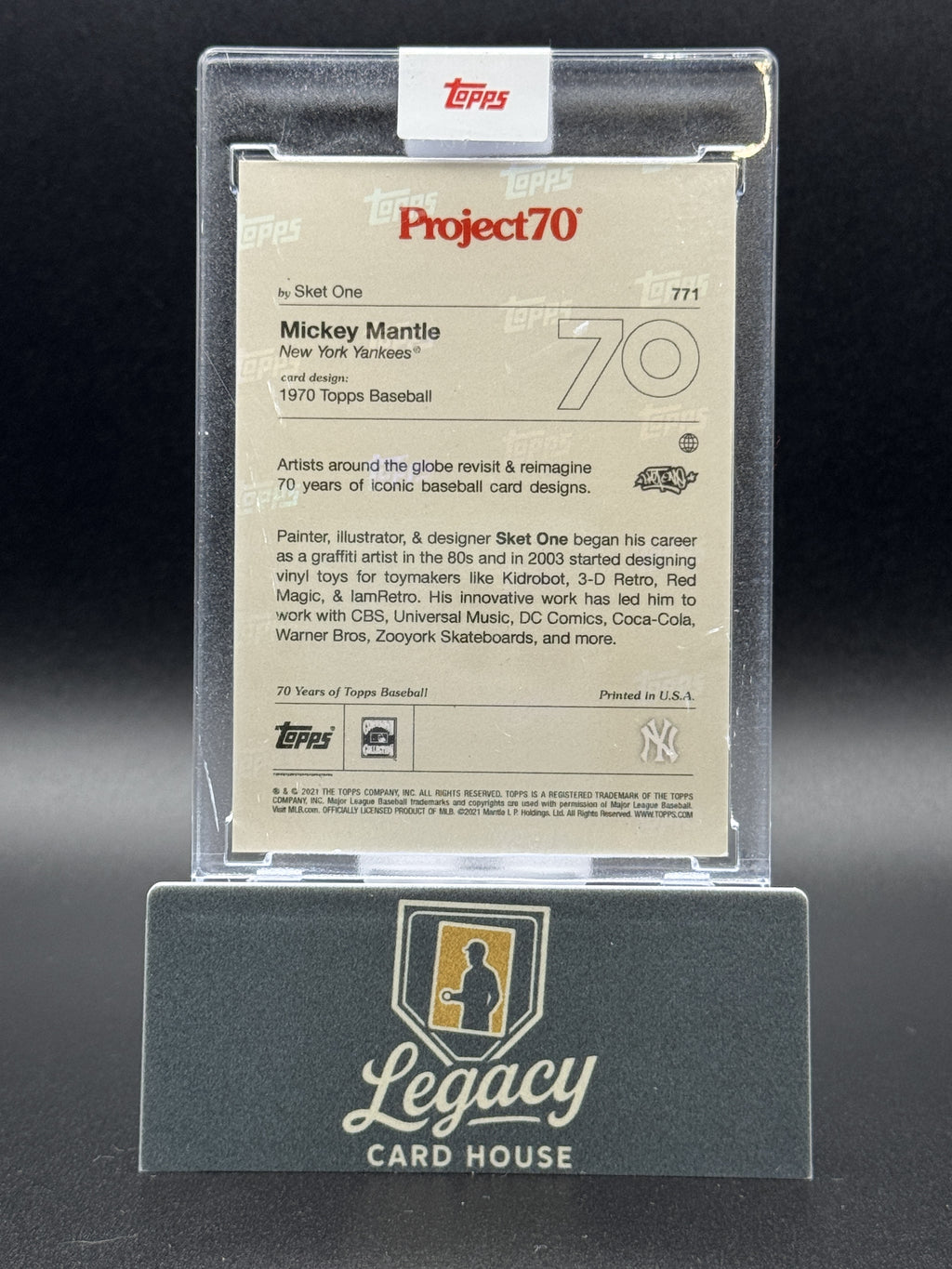 2021-22 Topps Project70 #771 Mickey Mantle
