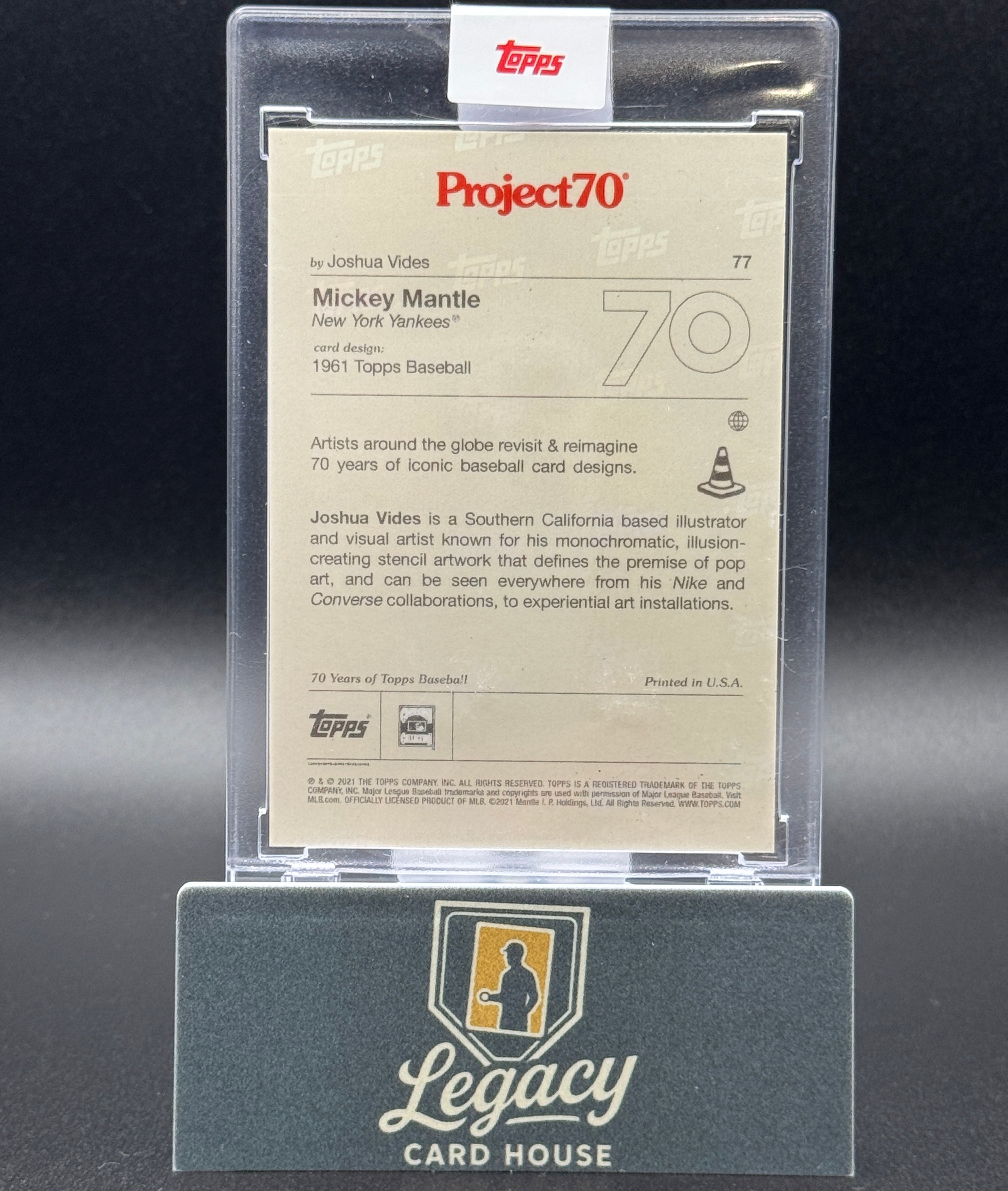 2021-22 Topps Project70 #77 Mickey Mantle