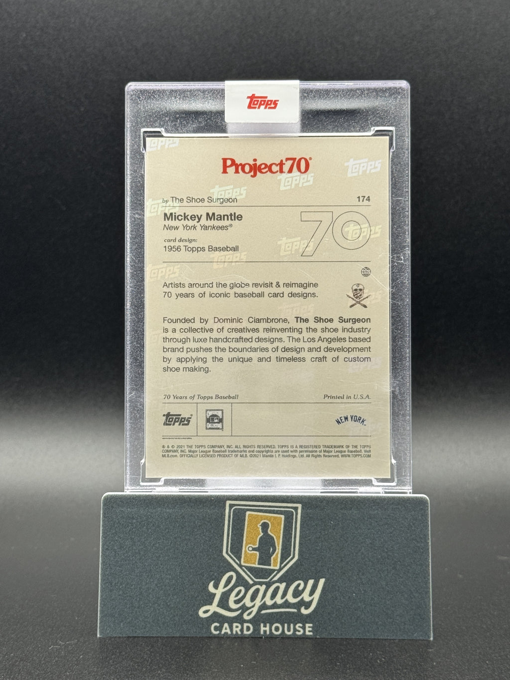 2021-22 Topps Project70 #174 Mickey Mantle
