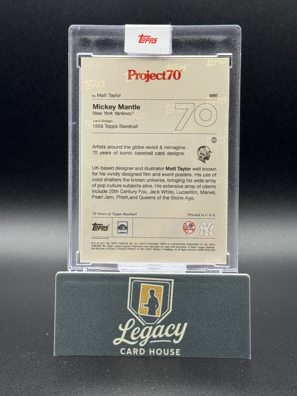 2021-22 Topps Project70 #460 Mickey Mantle