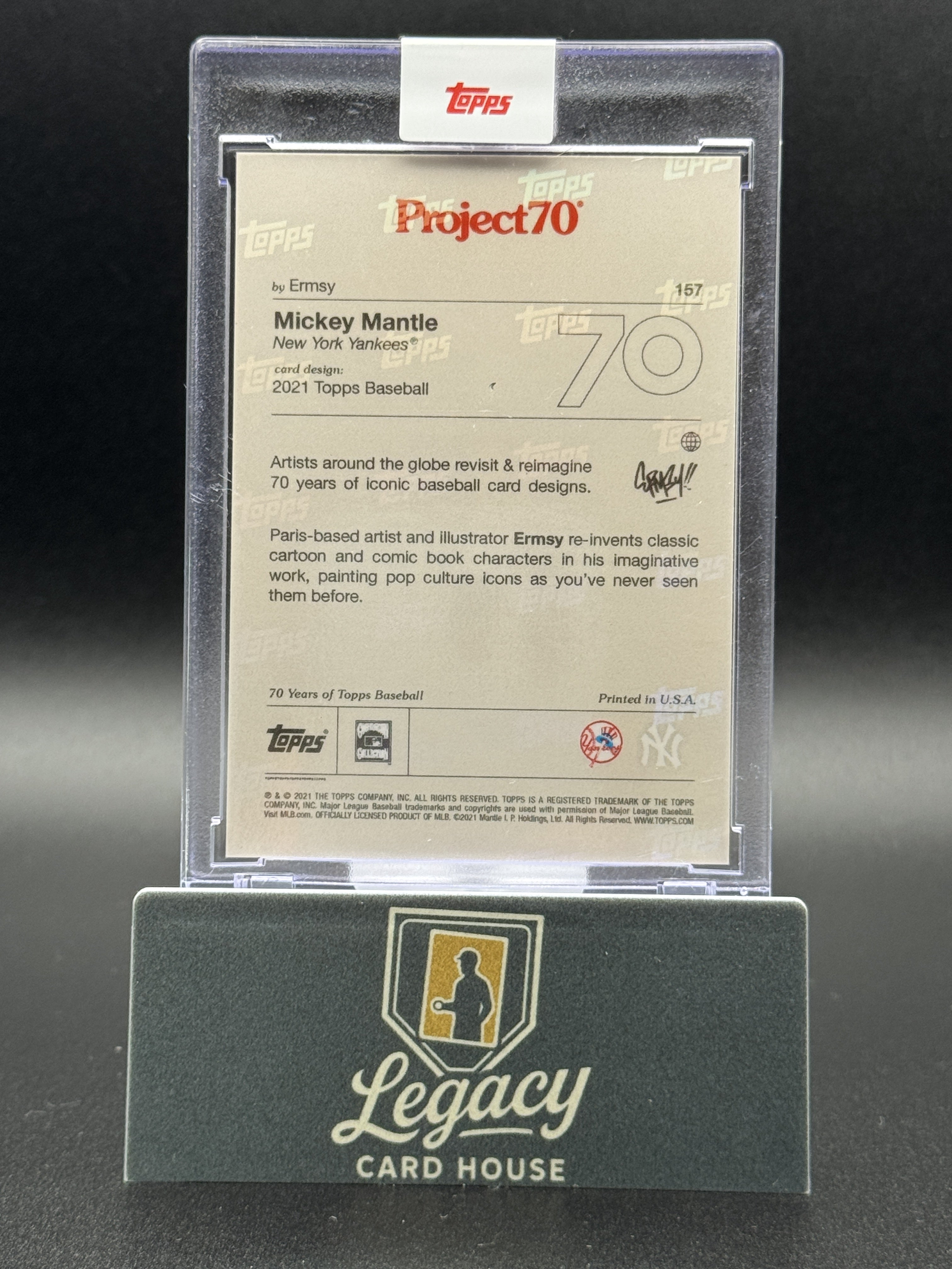2021-22 Topps Project70 #157 Mickey Mantle