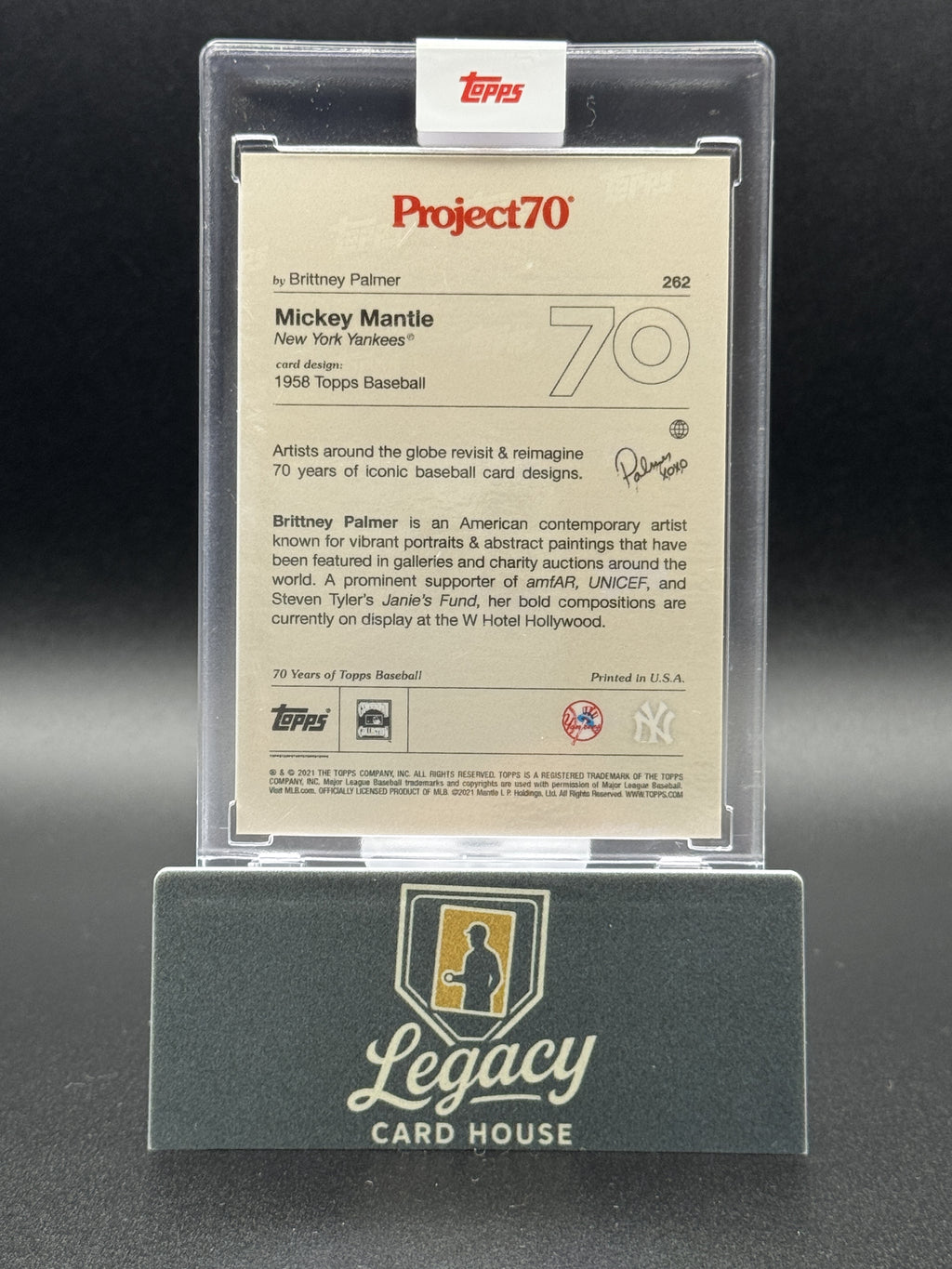 2021-22 Topps Project70 #262 Mickey Mantle