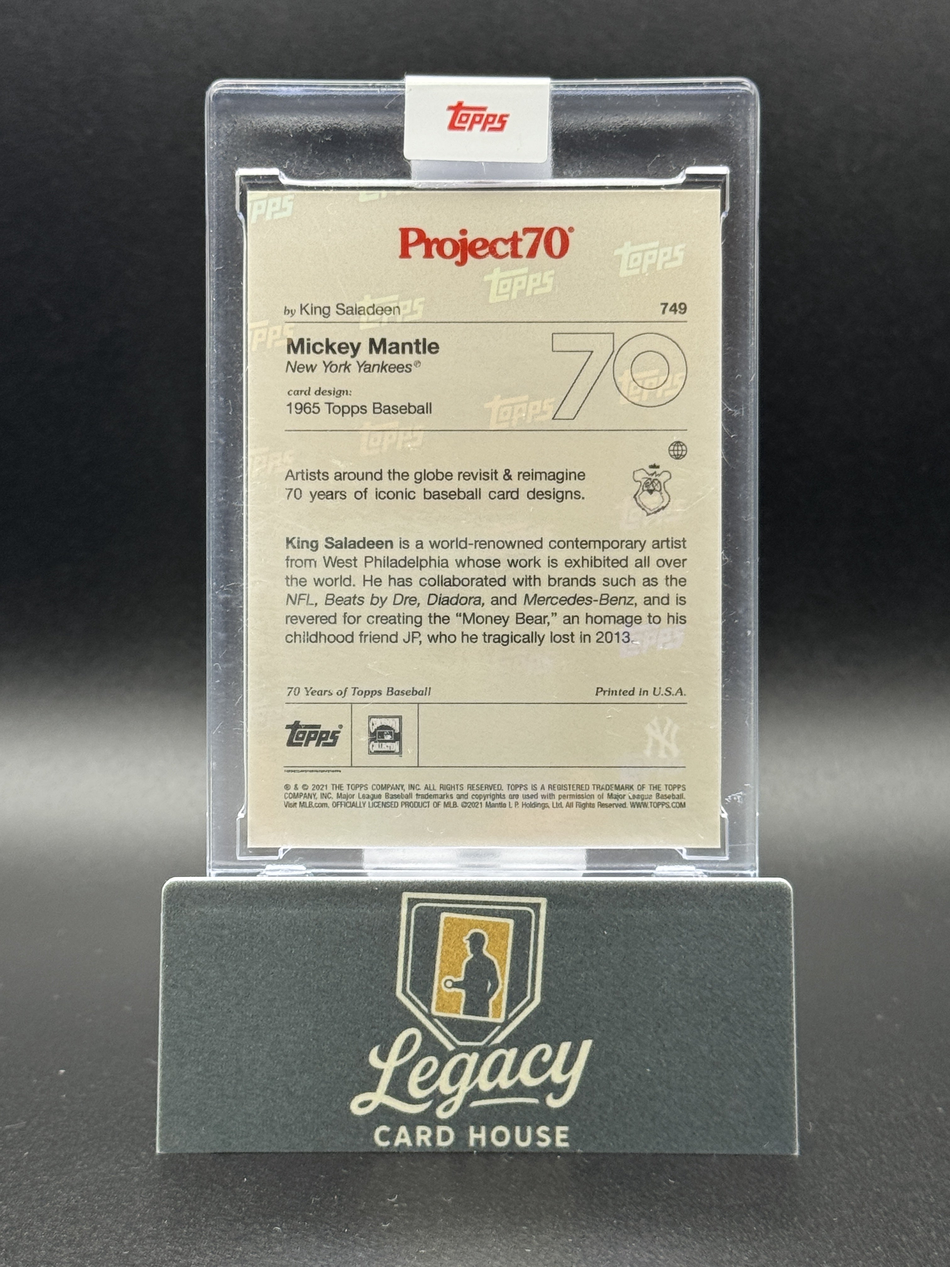 2021-22 Topps Project70 #749 Mickey Mantle