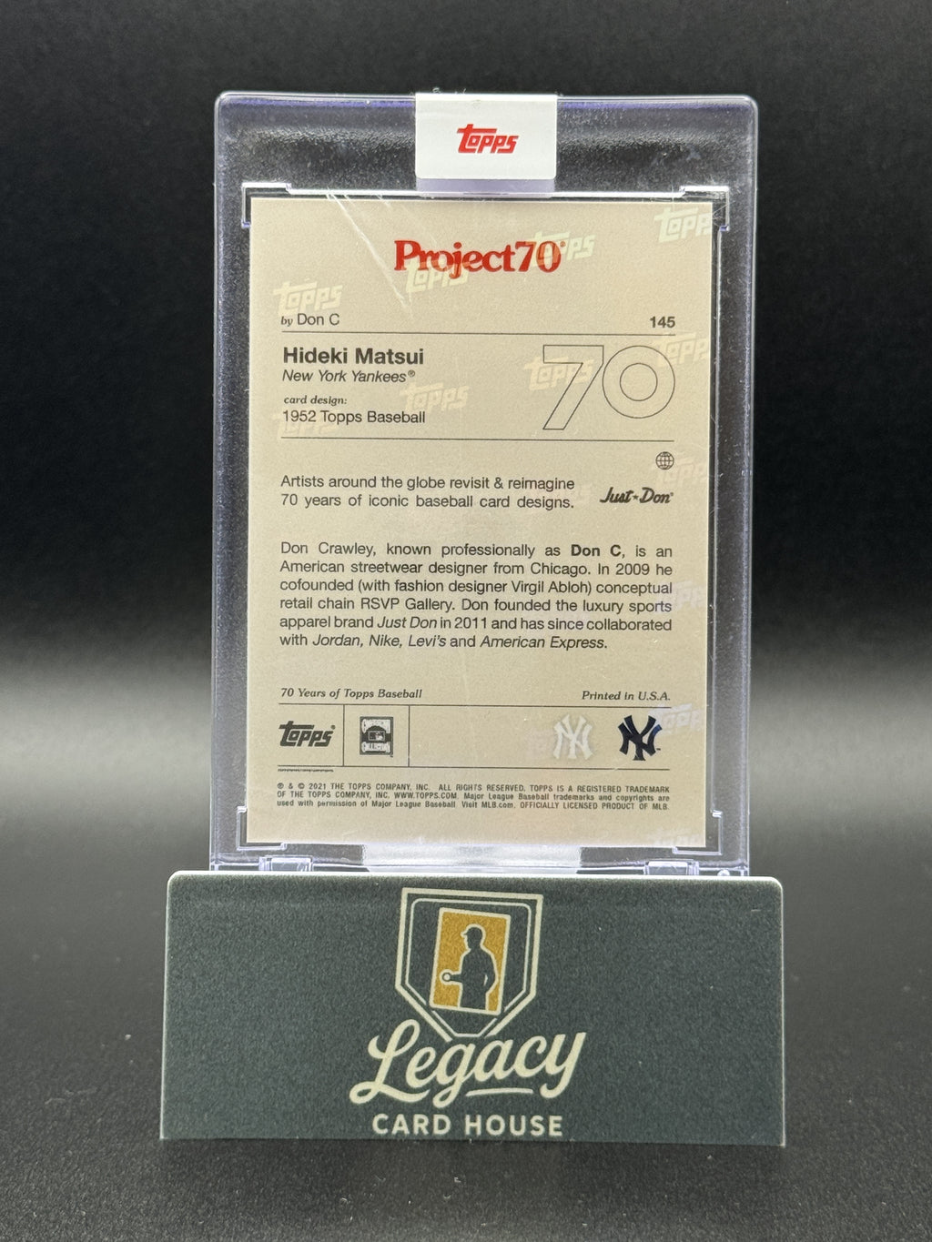 2021-22 Topps Project70 #145 Hideki Matsui
