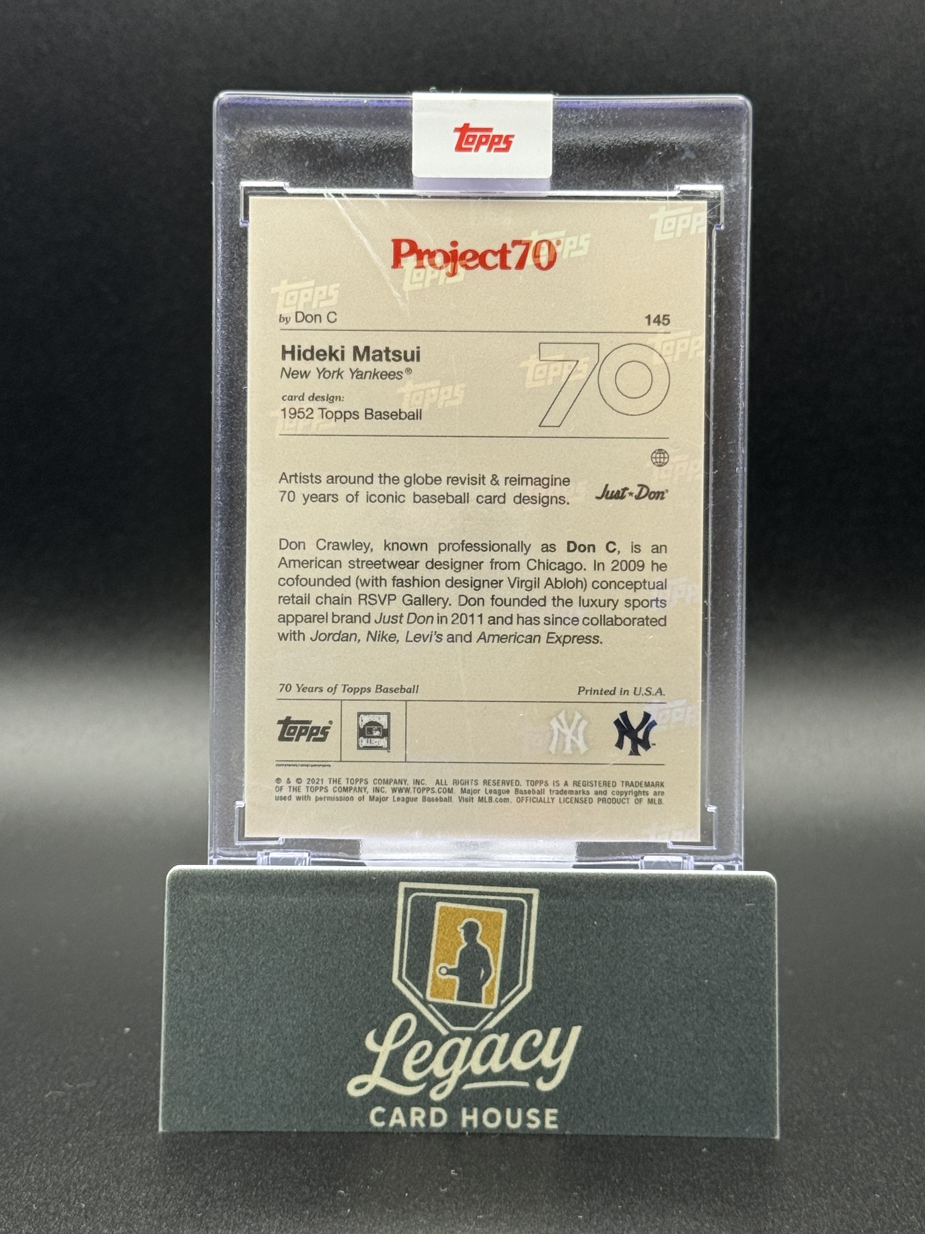 2021-22 Topps Project70 #145 Hideki Matsui
