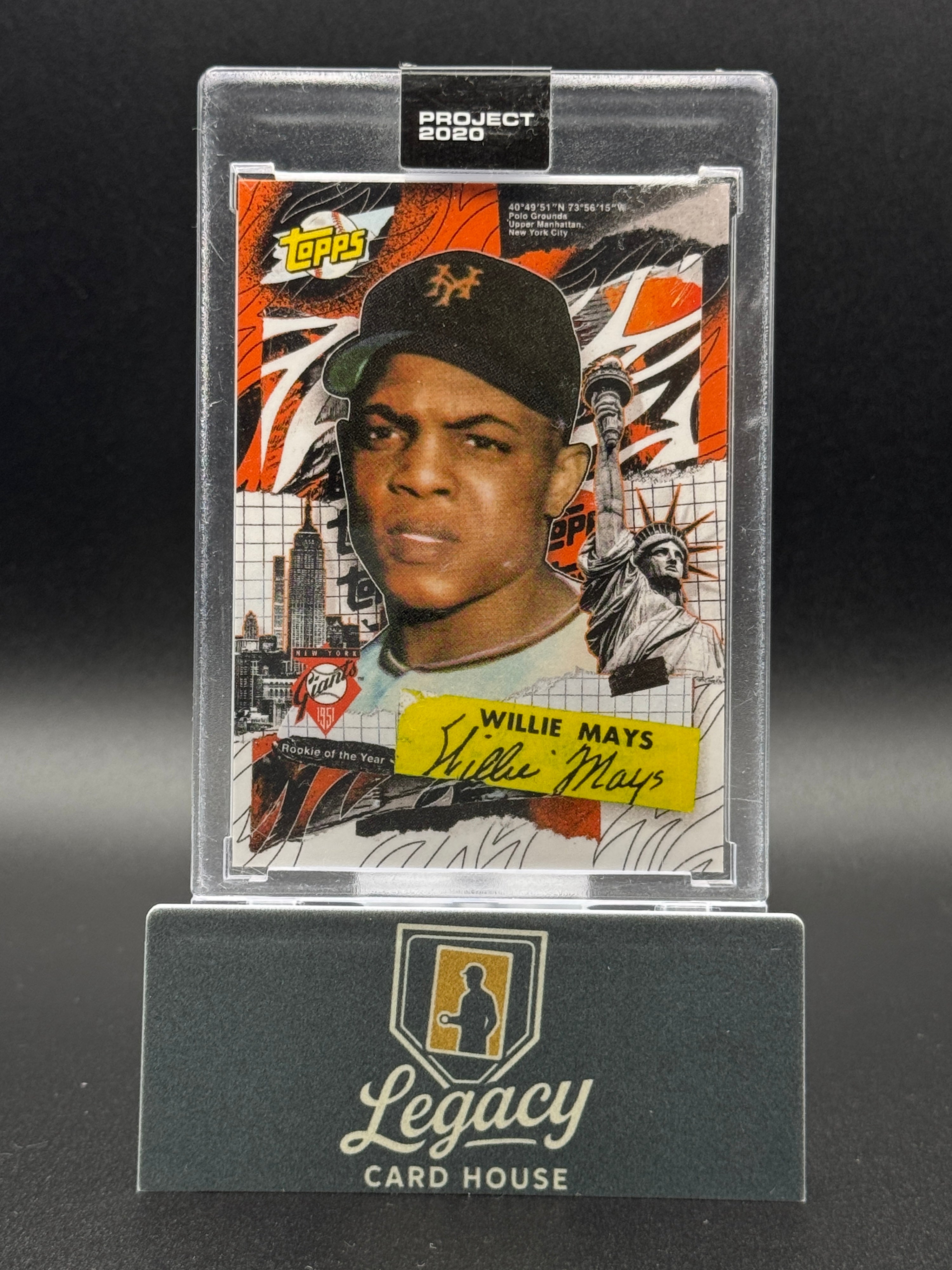 2020 Topps Project 2020 #332 Willie Mays