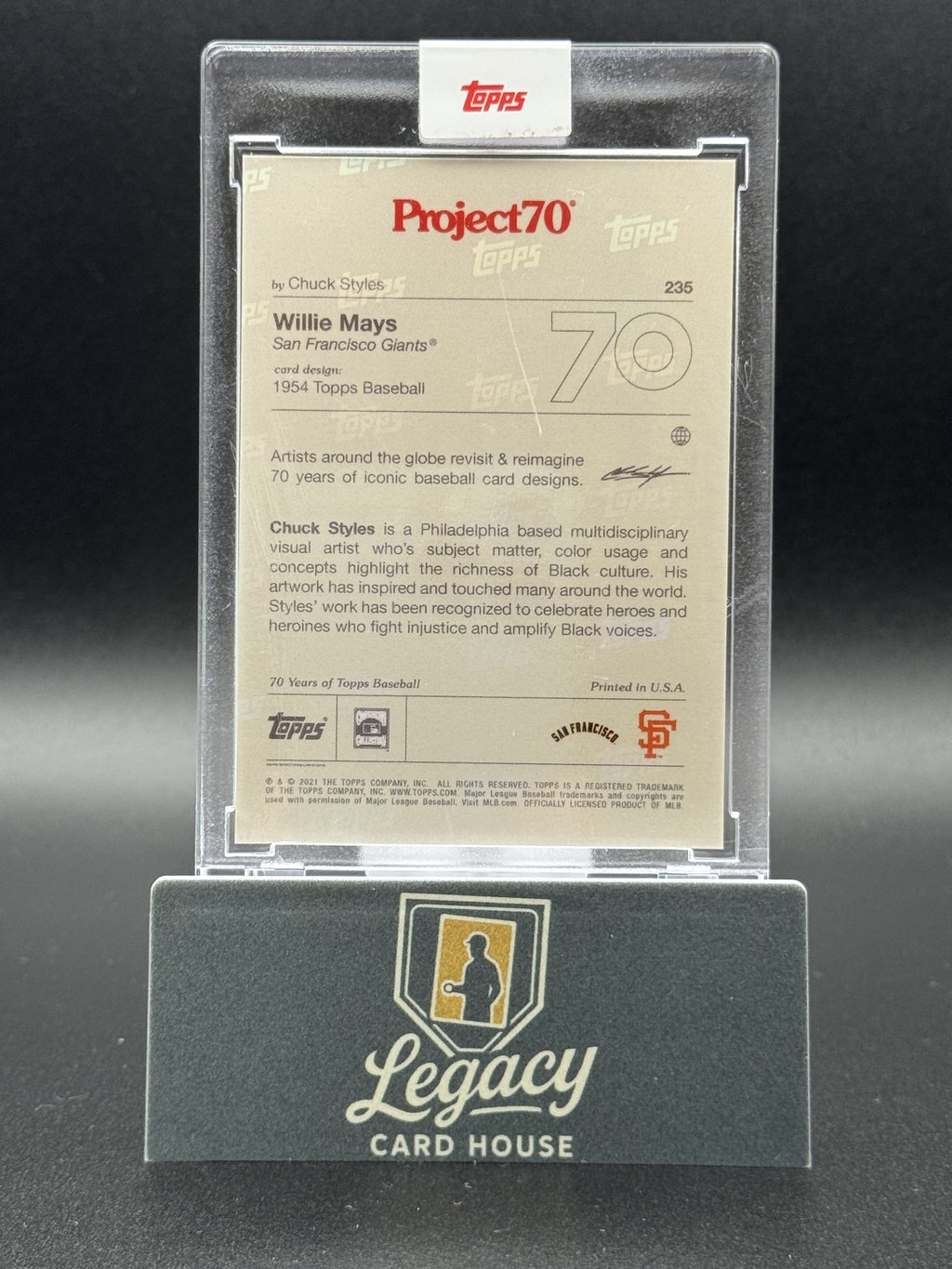 2021-22 Topps Project70 #235 Willie Mays