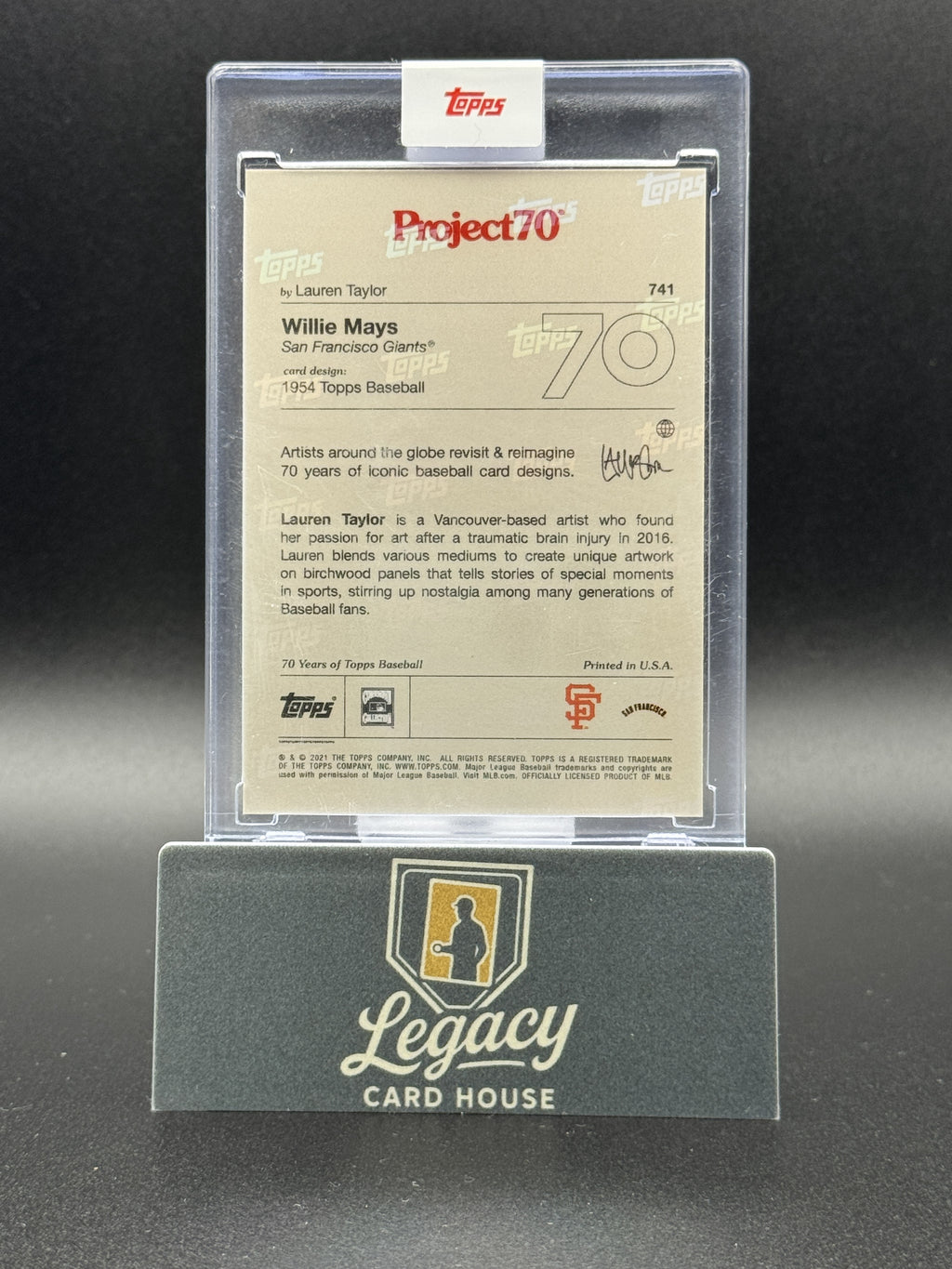 2021-22 Topps Project70 #741 Willie Mays