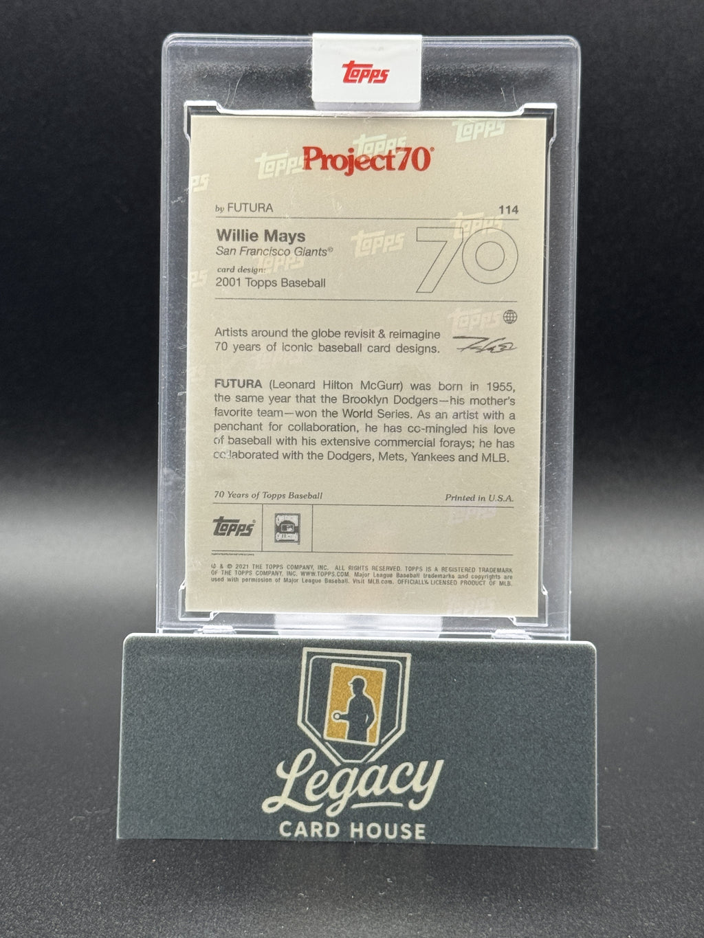 2021-22 Topps Project70 #114 Willie Mays