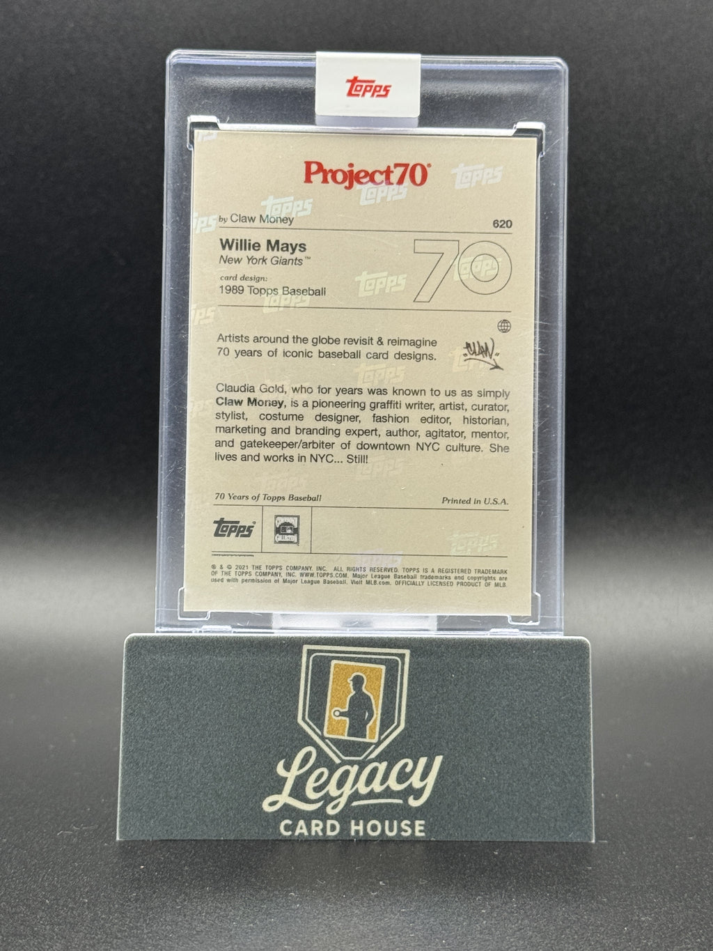 2021-22 Topps Project70 #620 Willie Mays