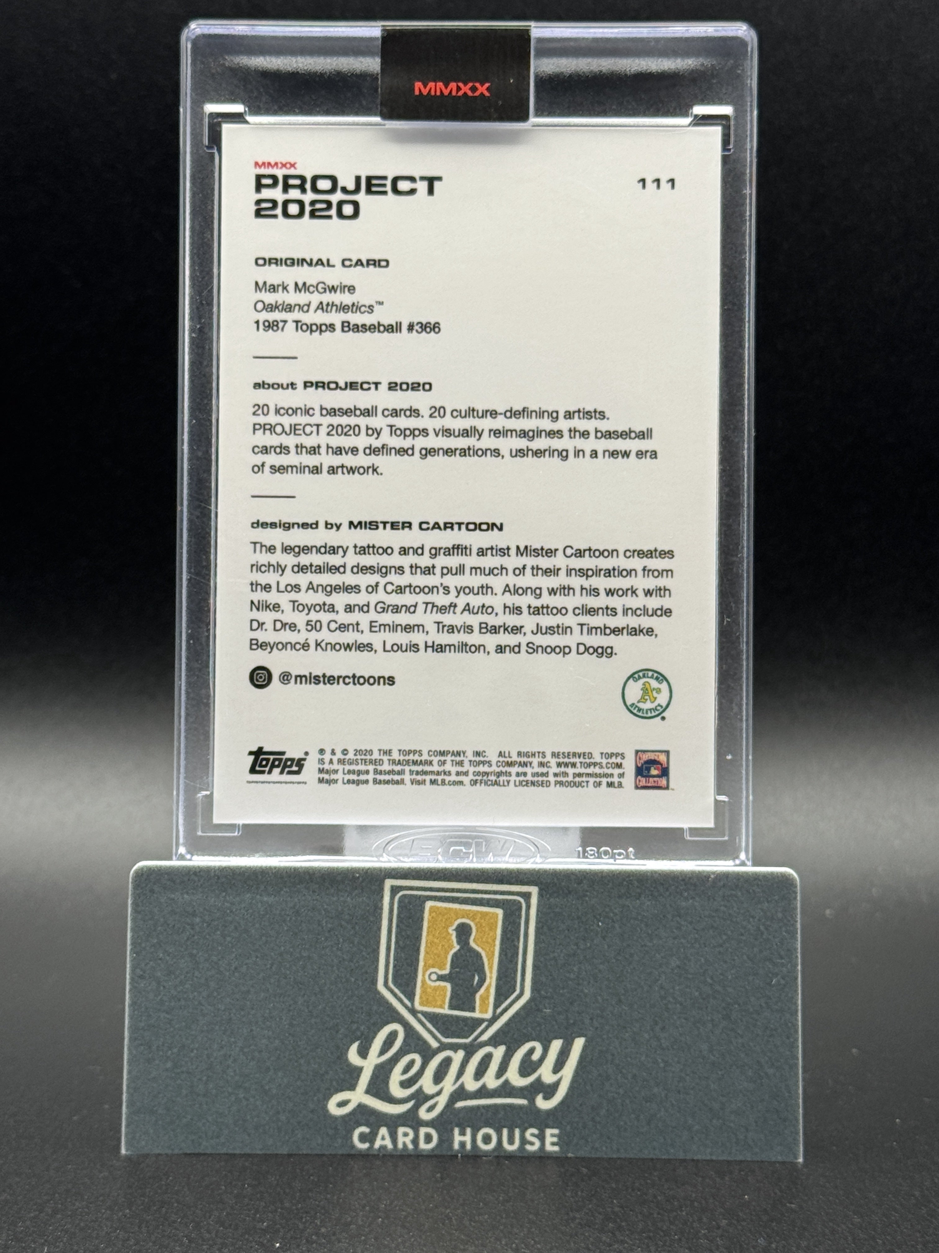 2020 Topps Project 2020 #111 Mark McGwire