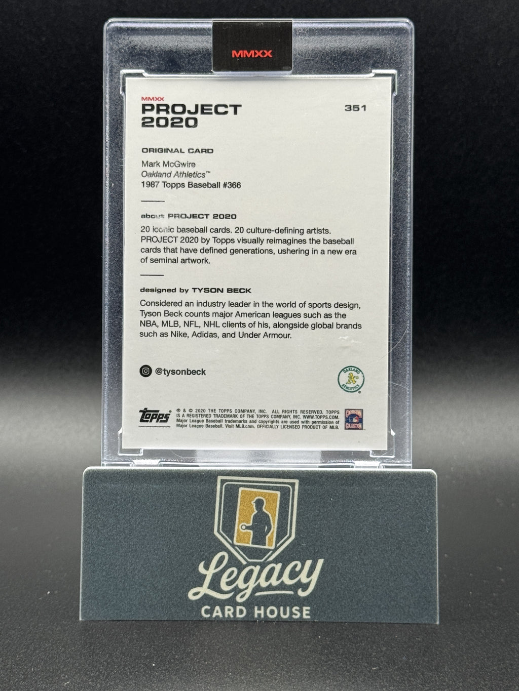 2020 Topps Project 2020 #351 Mark McGwire