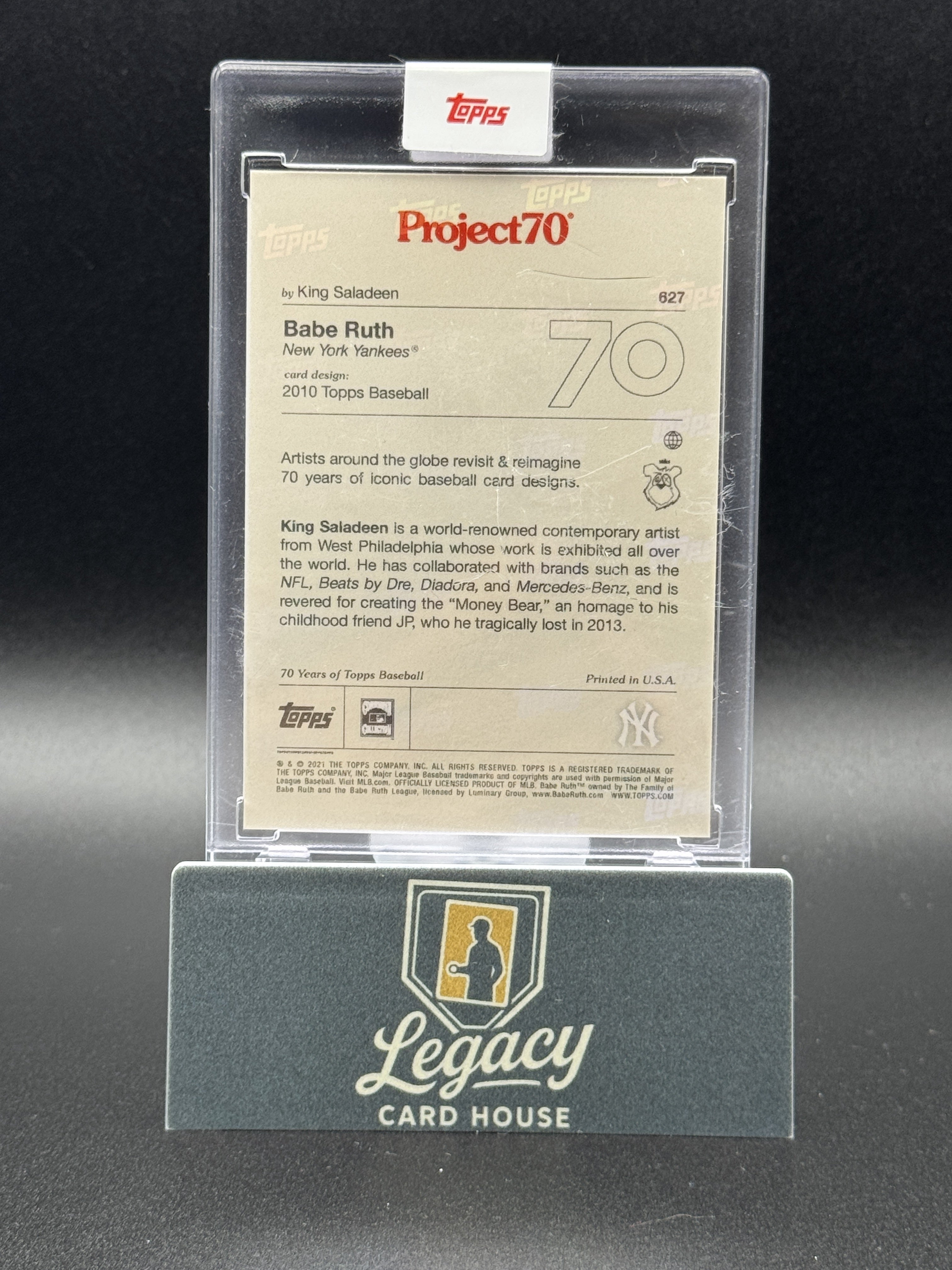 2021-22 Topps Project70 #627 Babe Ruth