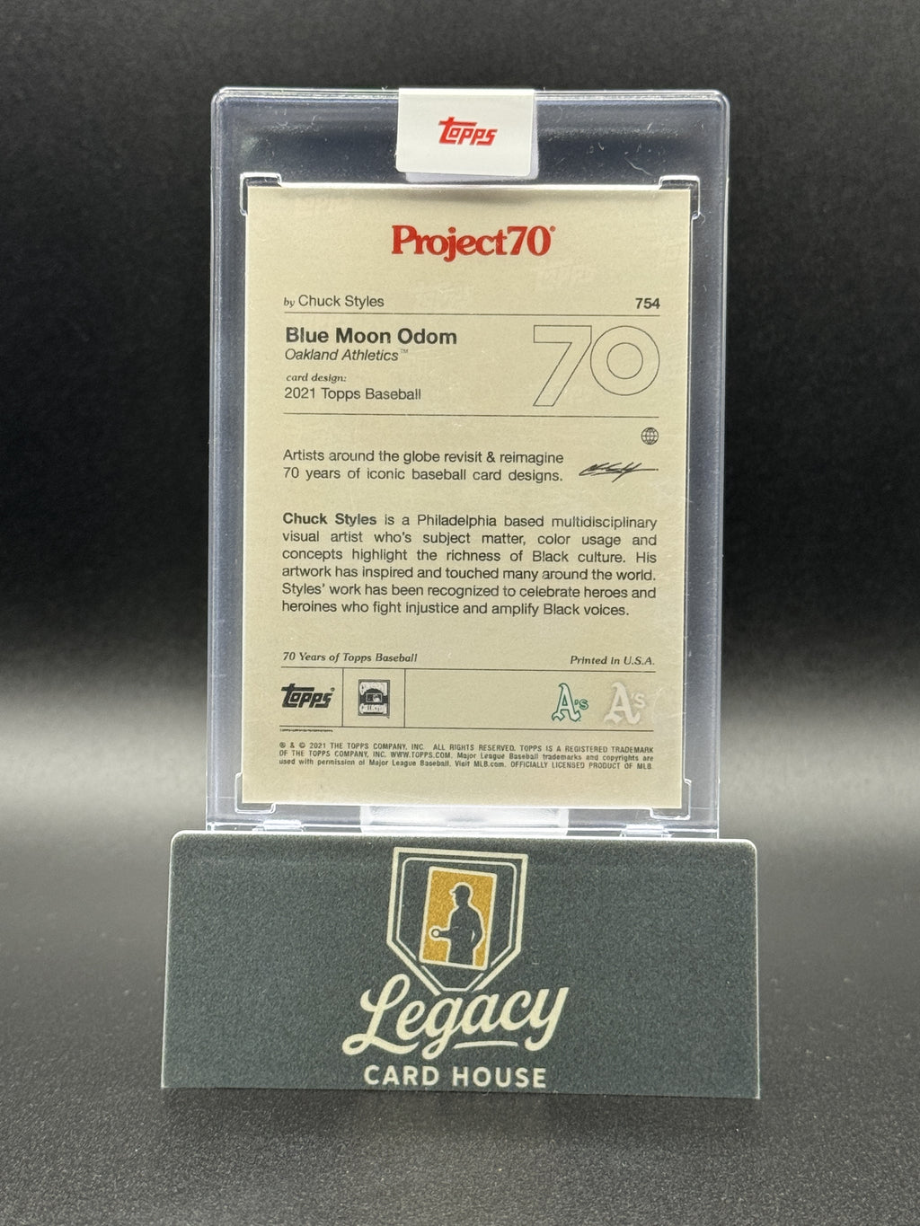 2021-22 Topps Project70 #754 Blue Moon Odom