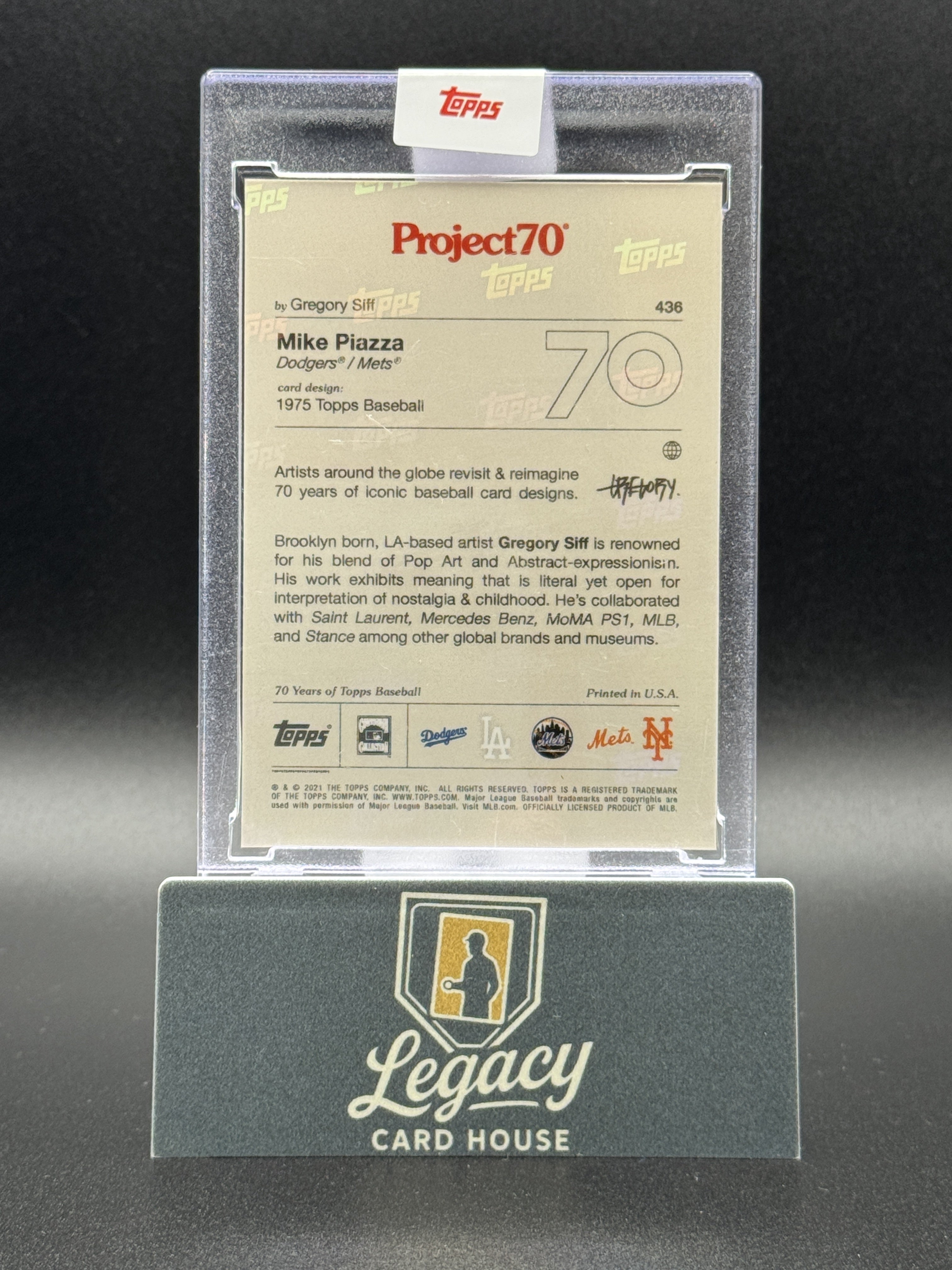 2021-22 Topps Project70 #436 Mike Piazza