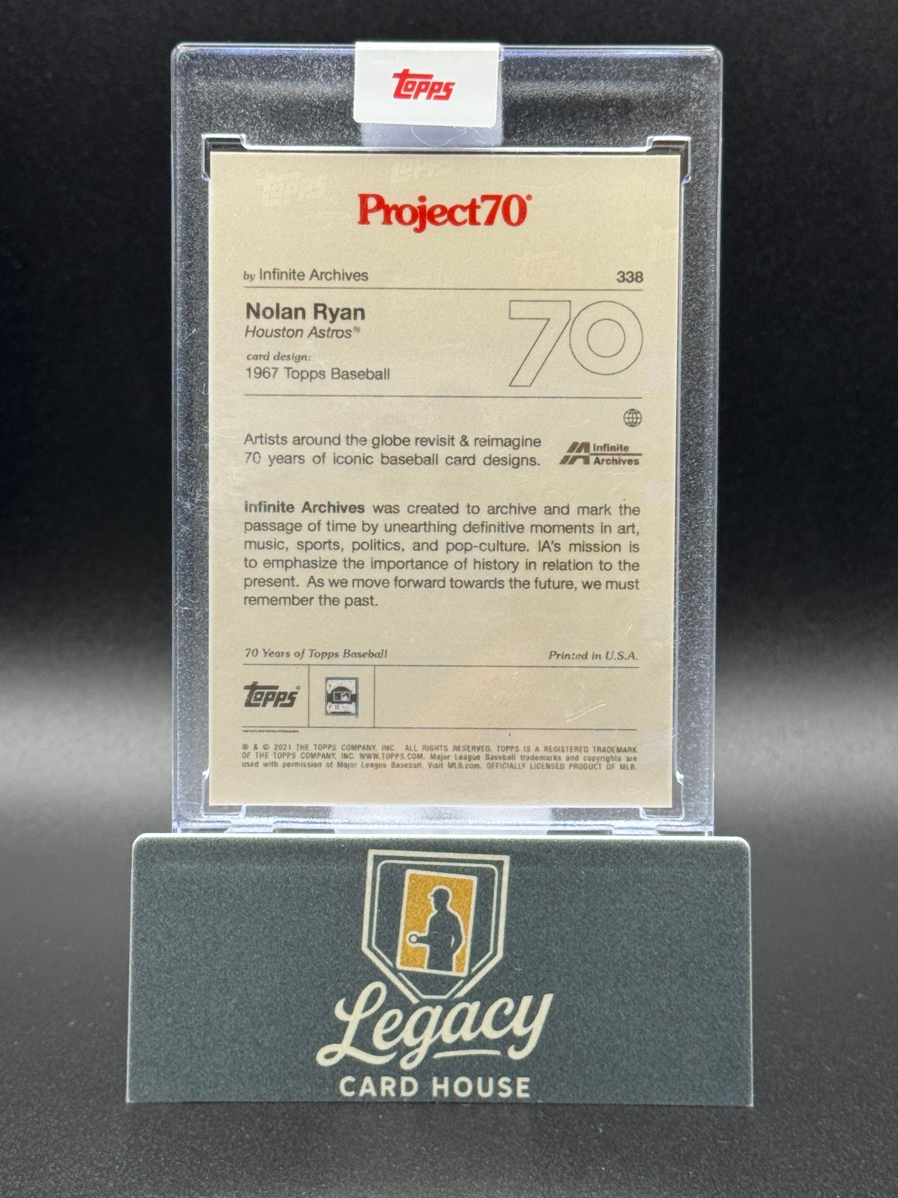 2021-22 Topps Project70 #338 Nolan Ryan