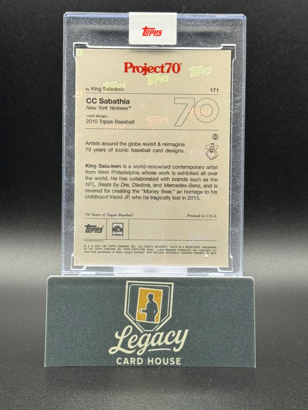 2021-22 Topps Project70 #171 CC Sabathia