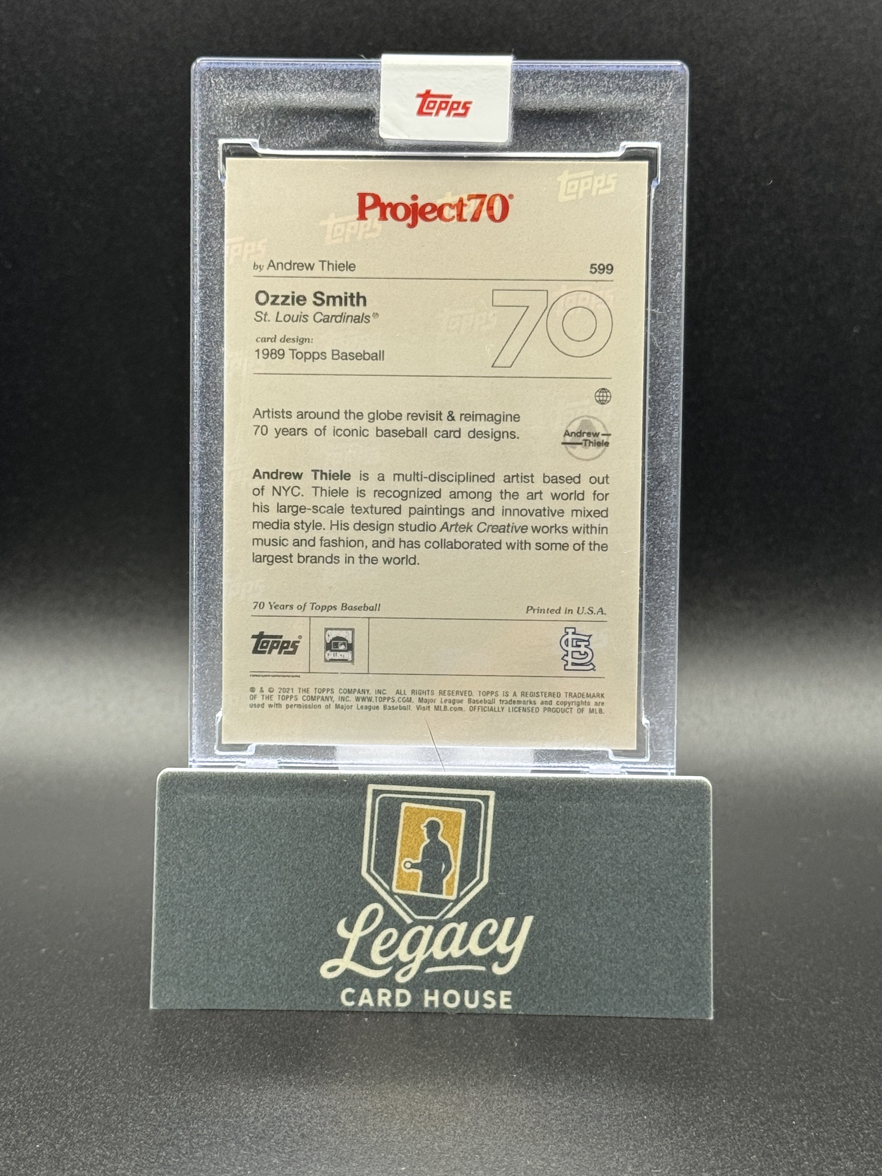 2021-22 Topps Project70 #599 Ozzie Smith