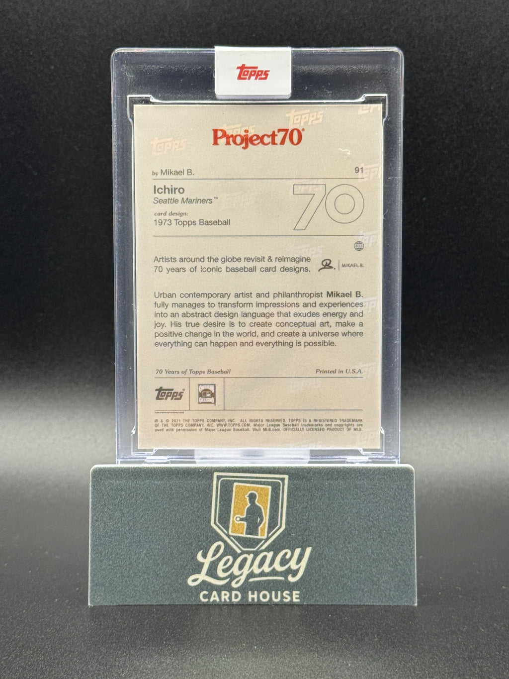 2021-22 Topps Project70 #91 Ichiro Suzuki