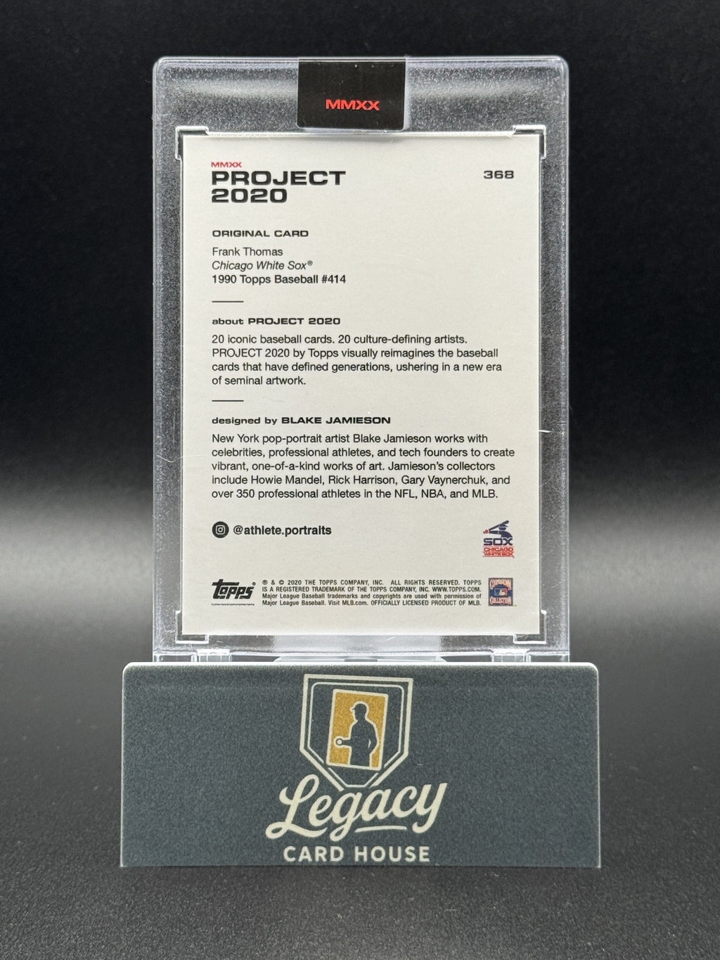 2020 Topps Project 2020 #368 Frank Thomas